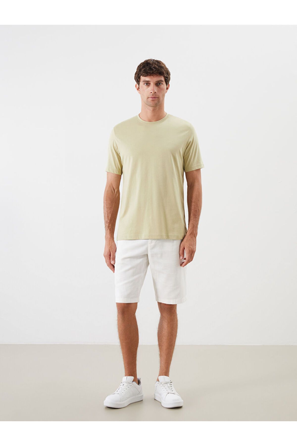 LC Waikiki-New Season Crew Neck Combed Cotton Men's T-Shirt - S50839Z8 2