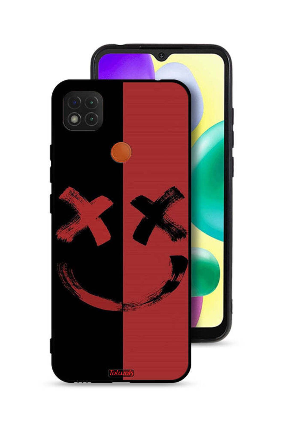 Tolwak-Xiaomi Redmi 9C Protective Case Cover Marshmallow Art Pattern 1