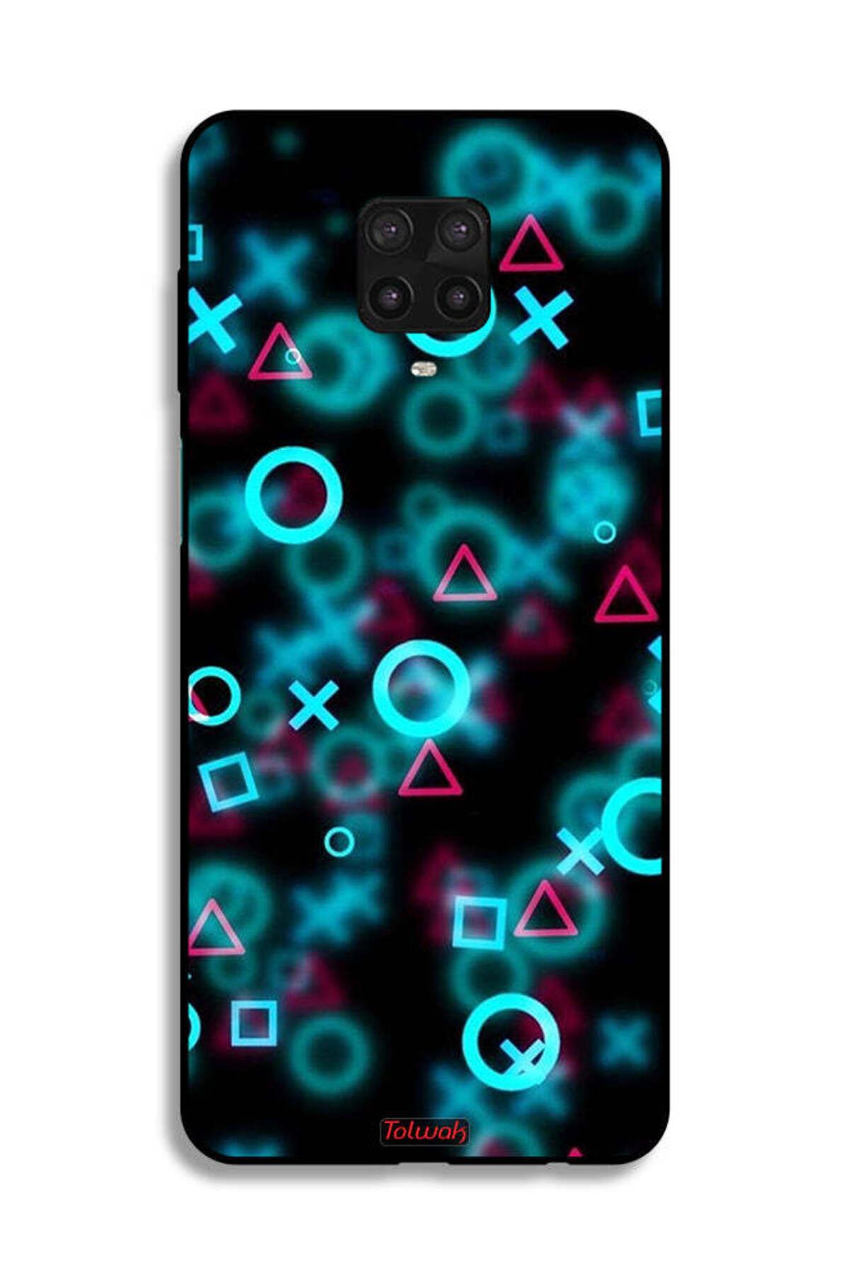 Tolwak-Xiaomi Redmi Note 9S Protective Case Cover Squid Game Icons Small 2
