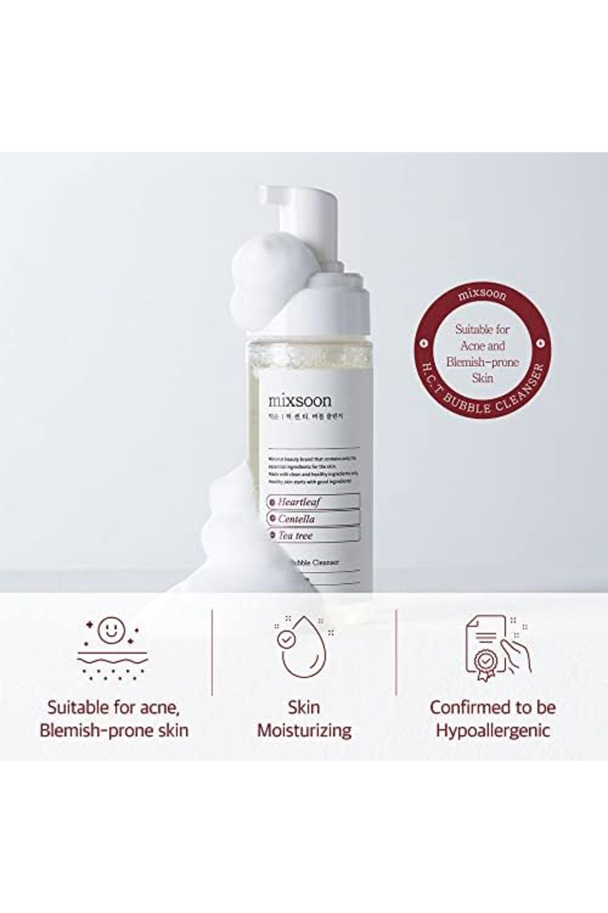 mixsoon-H.C.T. BUBBLE CLEANSER 150ml 3