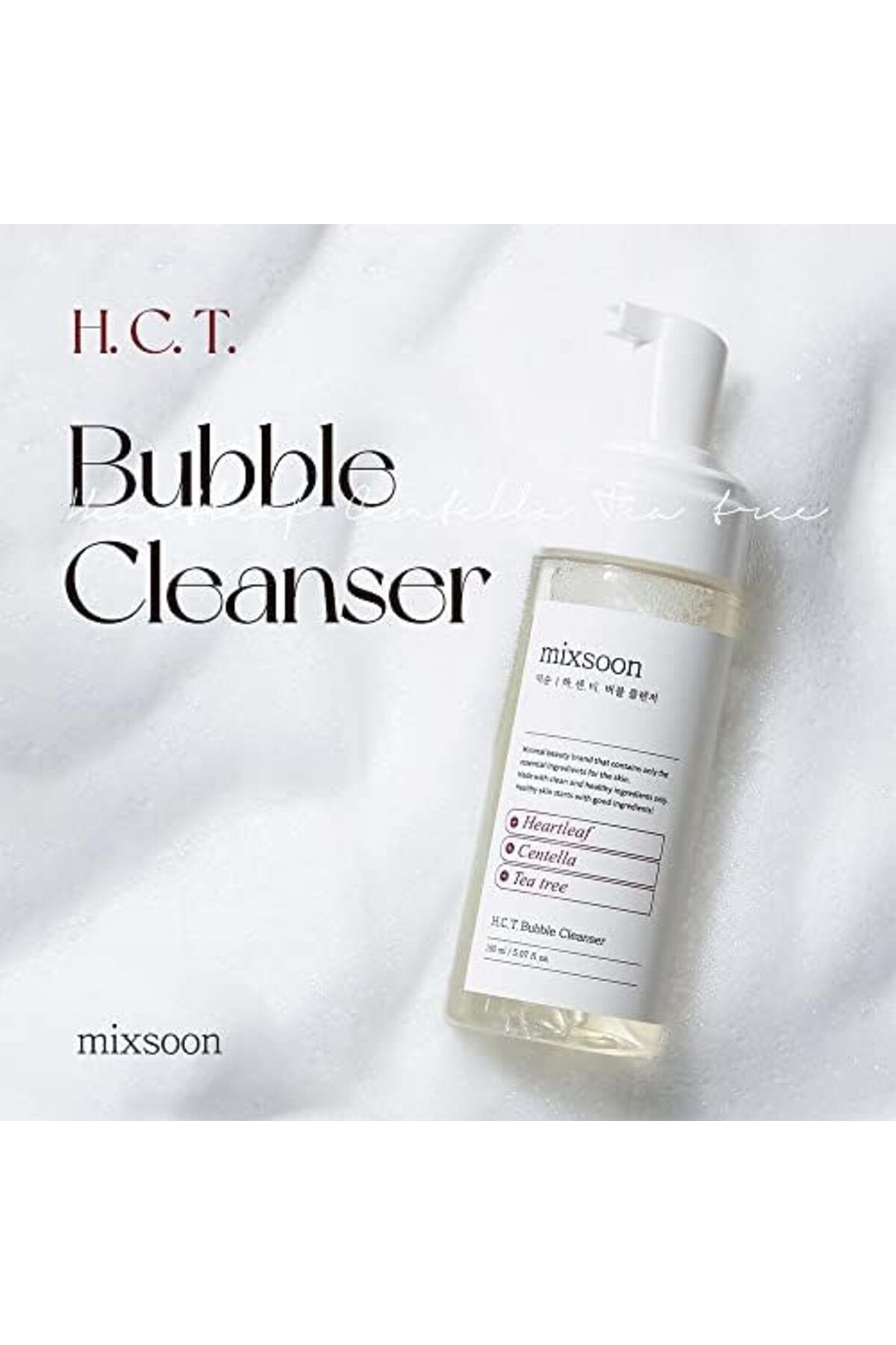 mixsoon-H.C.T. BUBBLE CLEANSER 150ml 2