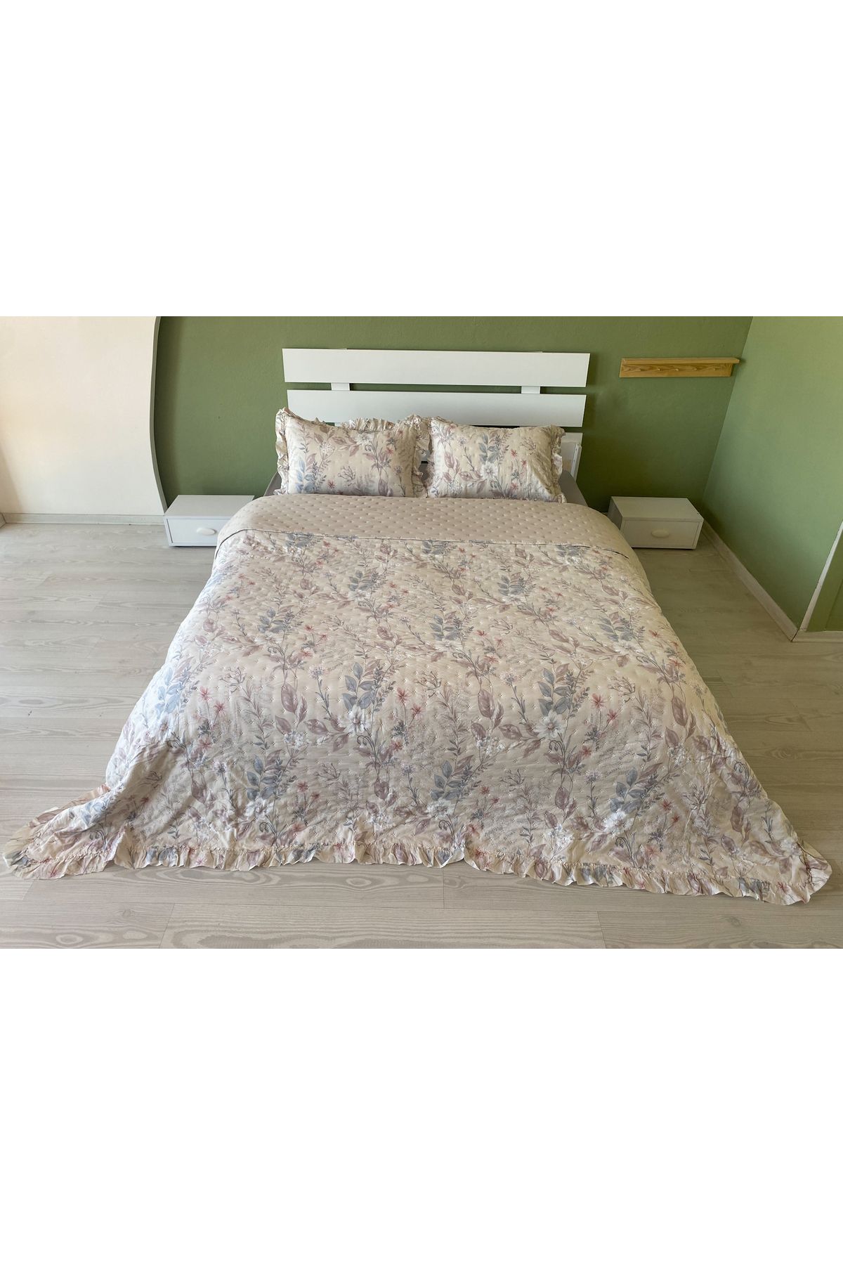 sutra-Flora Series Double Sided Double Bedspread Set 3