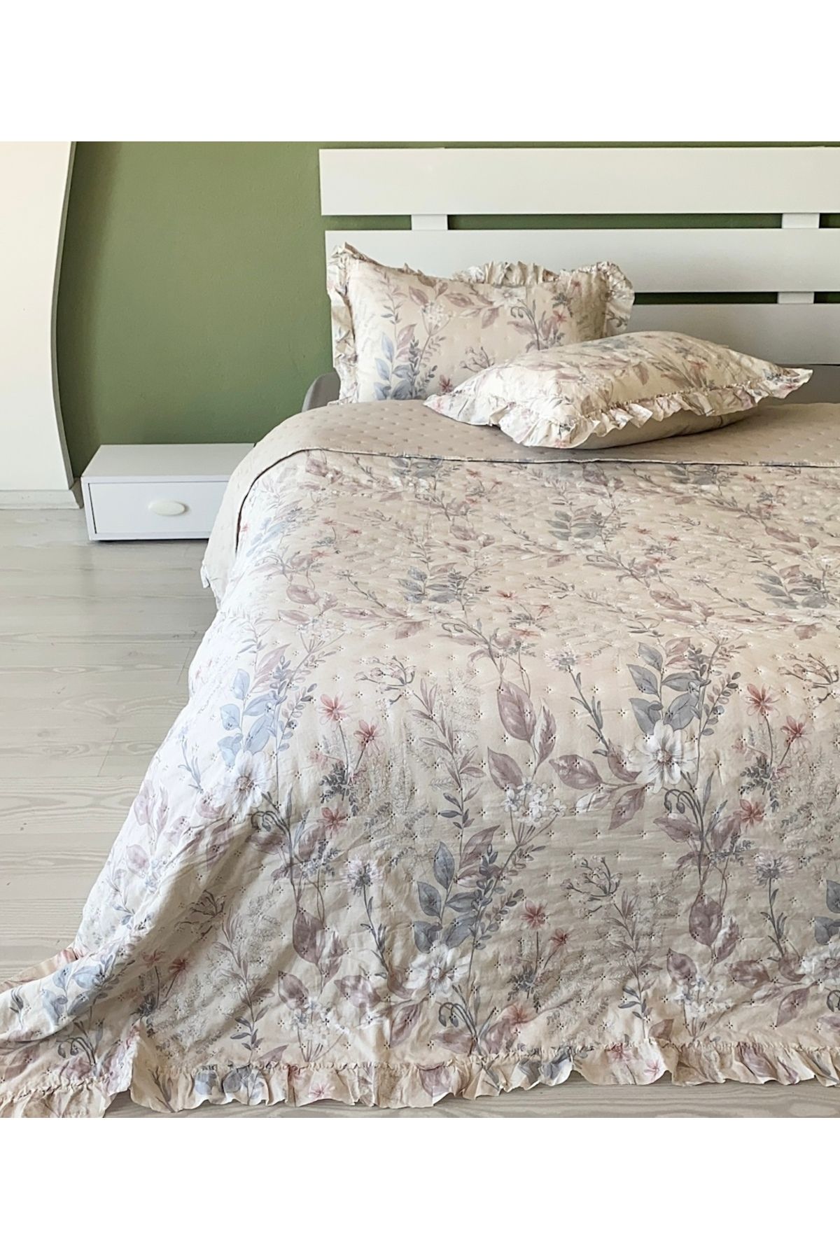 sutra-Flora Series Double Sided Double Bedspread Set 2