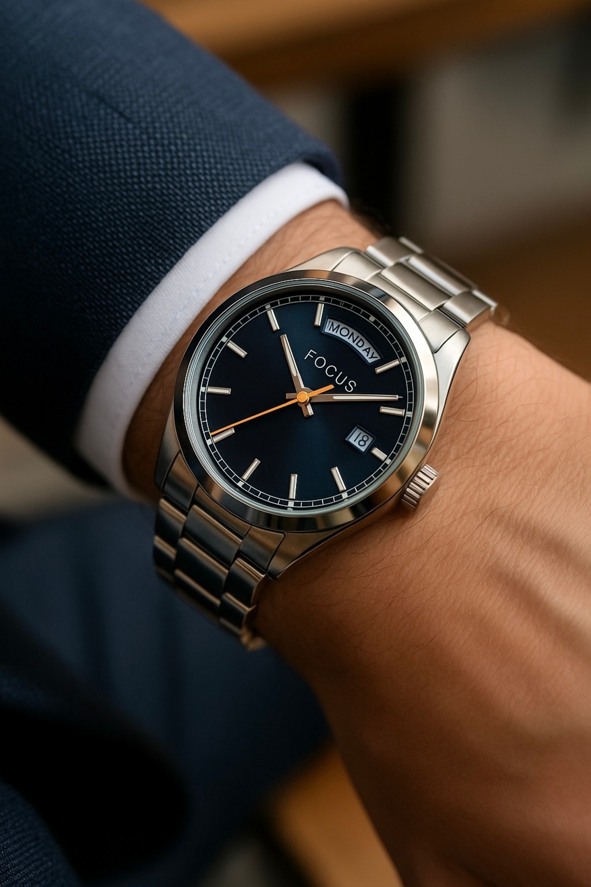 ساعت مچی مردانه ضدآب برند استیل