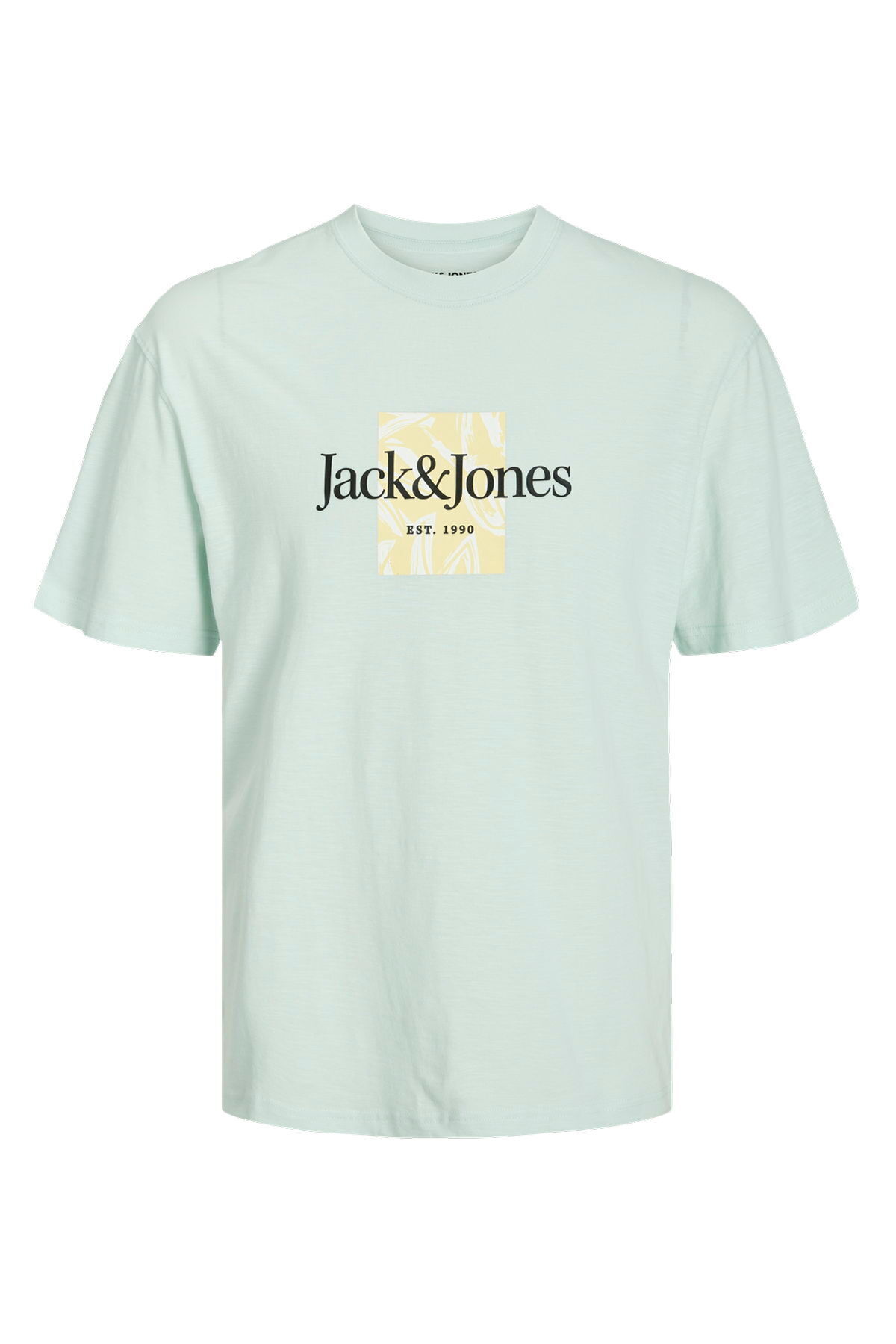 Jack & Jones  Erkek Bisiklet Yaka Baskili Tisört - Lafayette