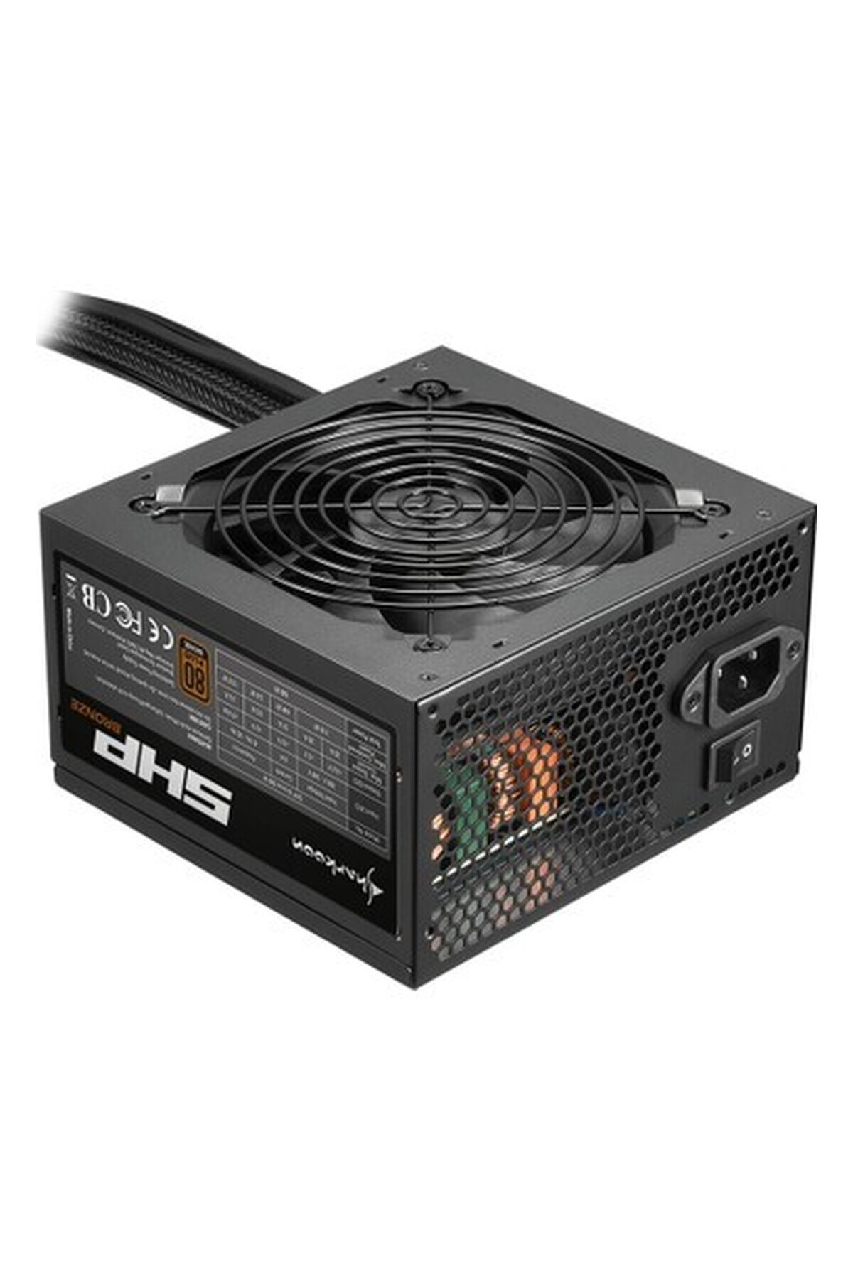 HIGH POWER Sharkoon 600W Shp Bronze 80 Plus Güç Kaynağı - Psu