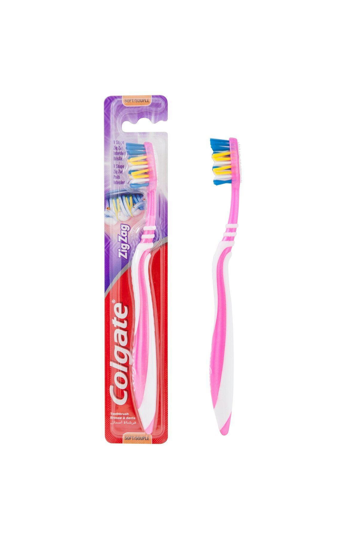 Colgate-ZigZag Flexible Soft Toothbrush Assorted Colour 1 pc 1