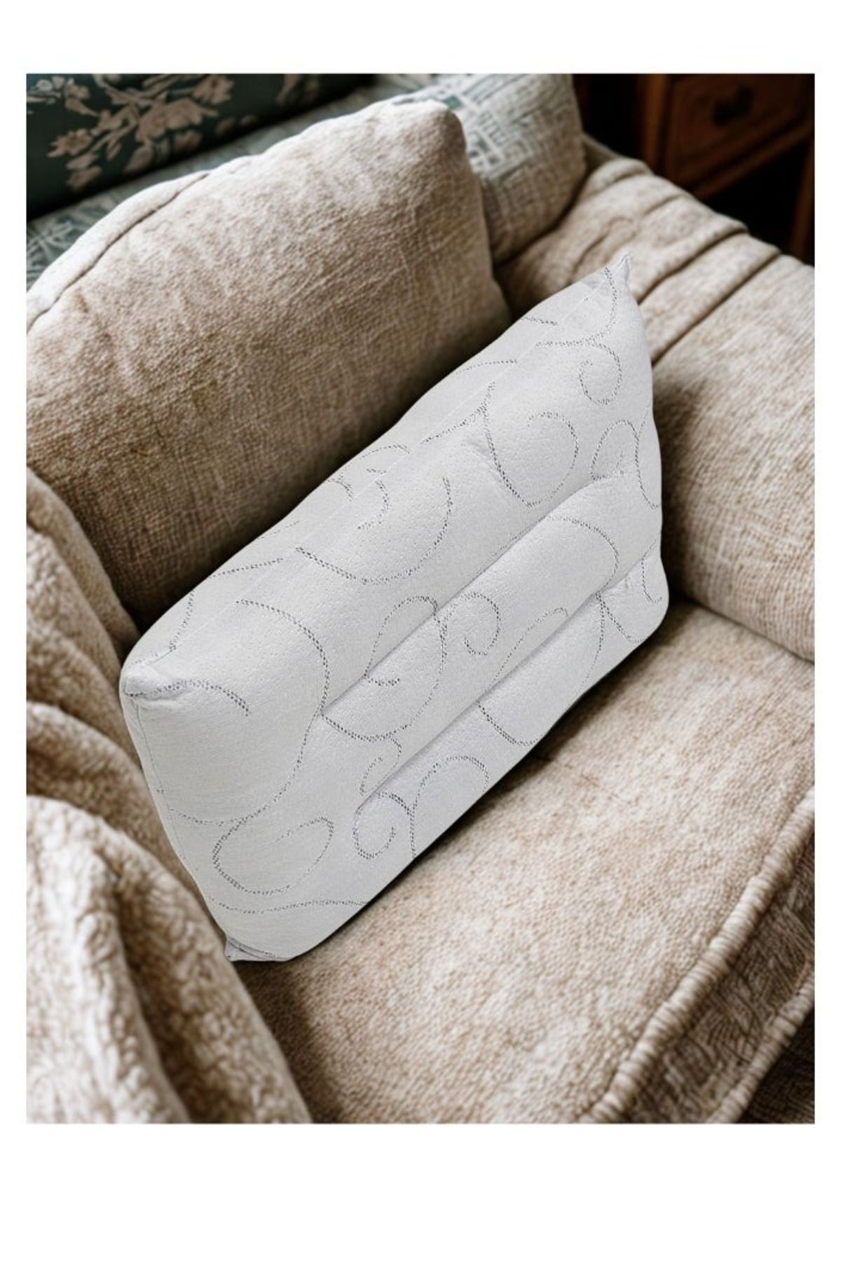 smart home-Luxury Pillowcase Set of 2 for Bed, Sofa and Couch with 100% Polyester Filling | Size 70 x 40 cm 3