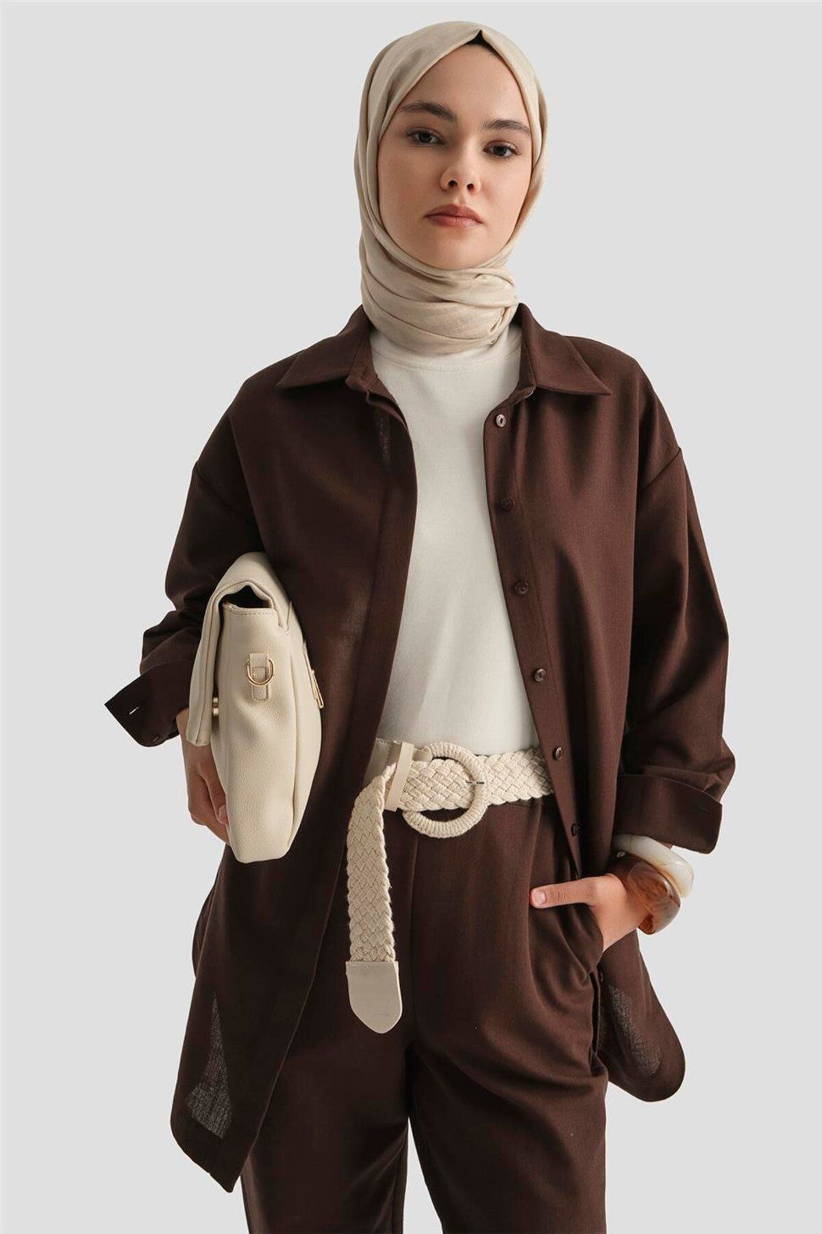 Armine-Linen Basic Set 25Y6036 Cocoa 2