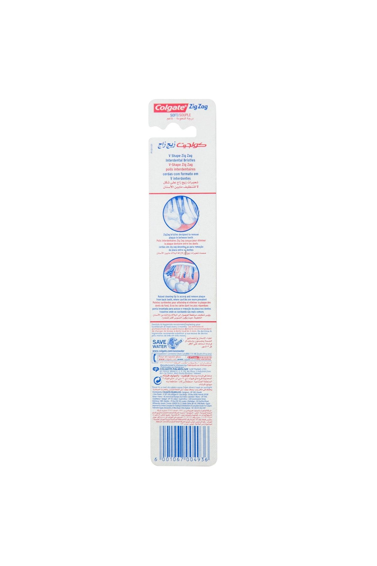 Colgate-ZigZag Flexible Soft Toothbrush Assorted Colour 1 pc 3