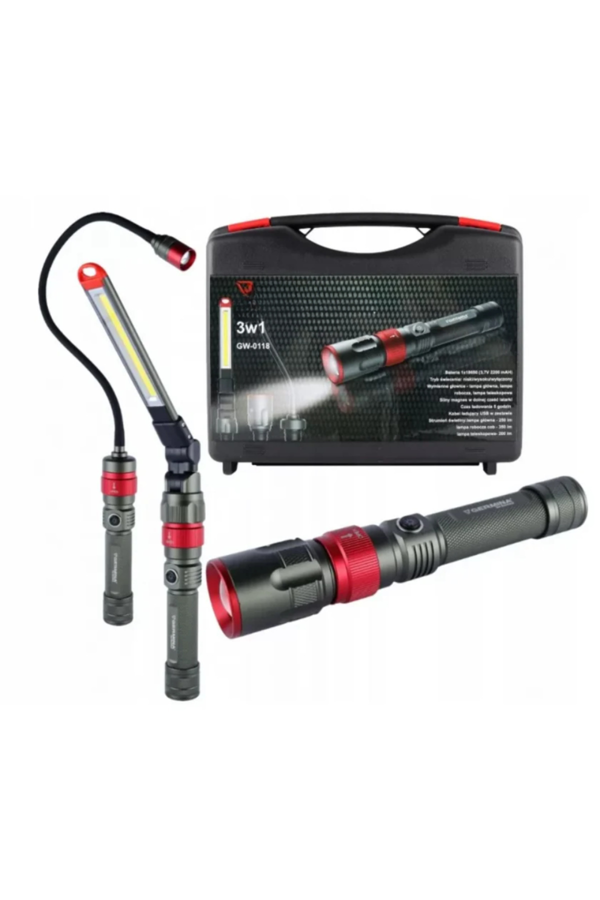 GMN-Multifunctional LED flashlight 3 IN 1 GV transport box 7