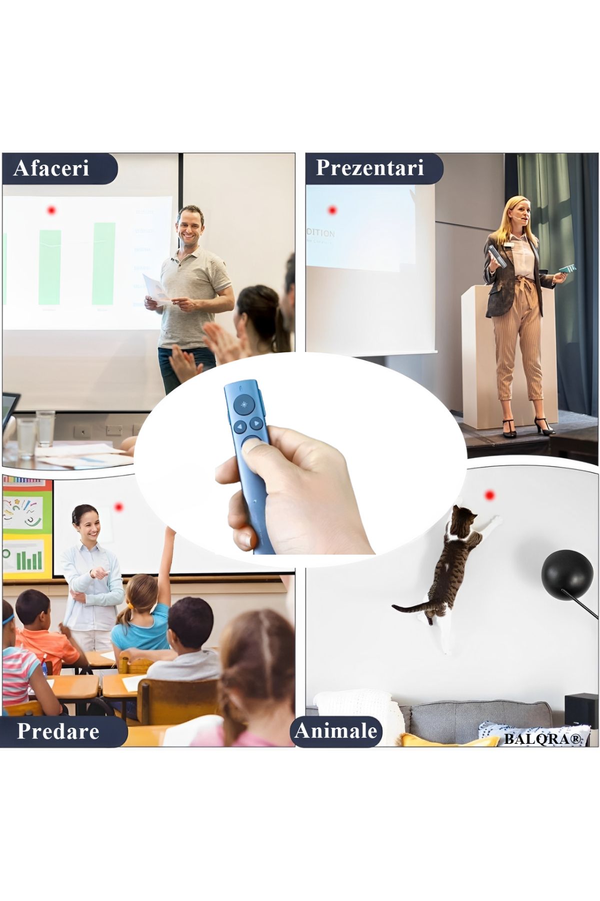 BALQRA-Professional wireless laser for presentations BALQRA®, Remote control with integrated pointer, USB disk 64G 3