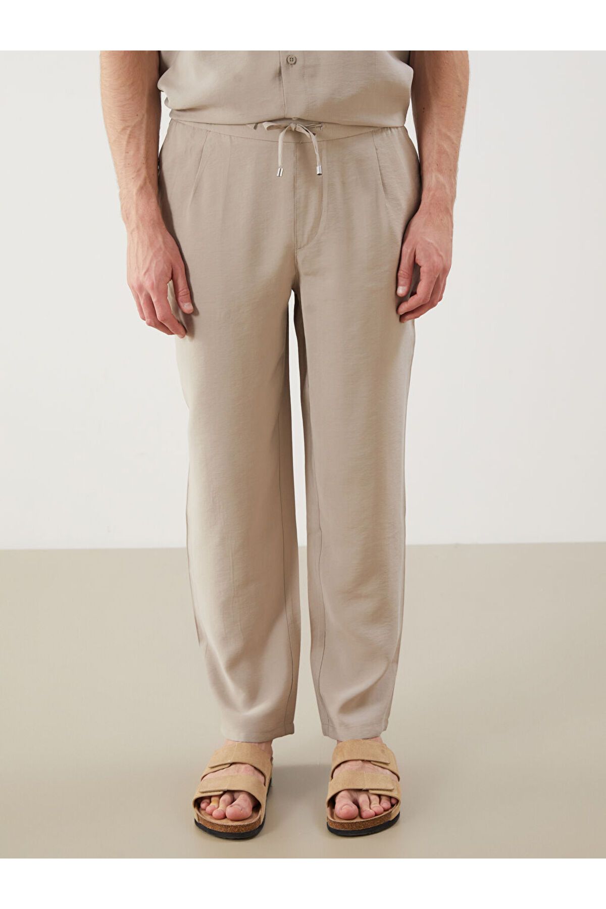 LC Waikiki-Beige Standard Size Men's Trousers 2
