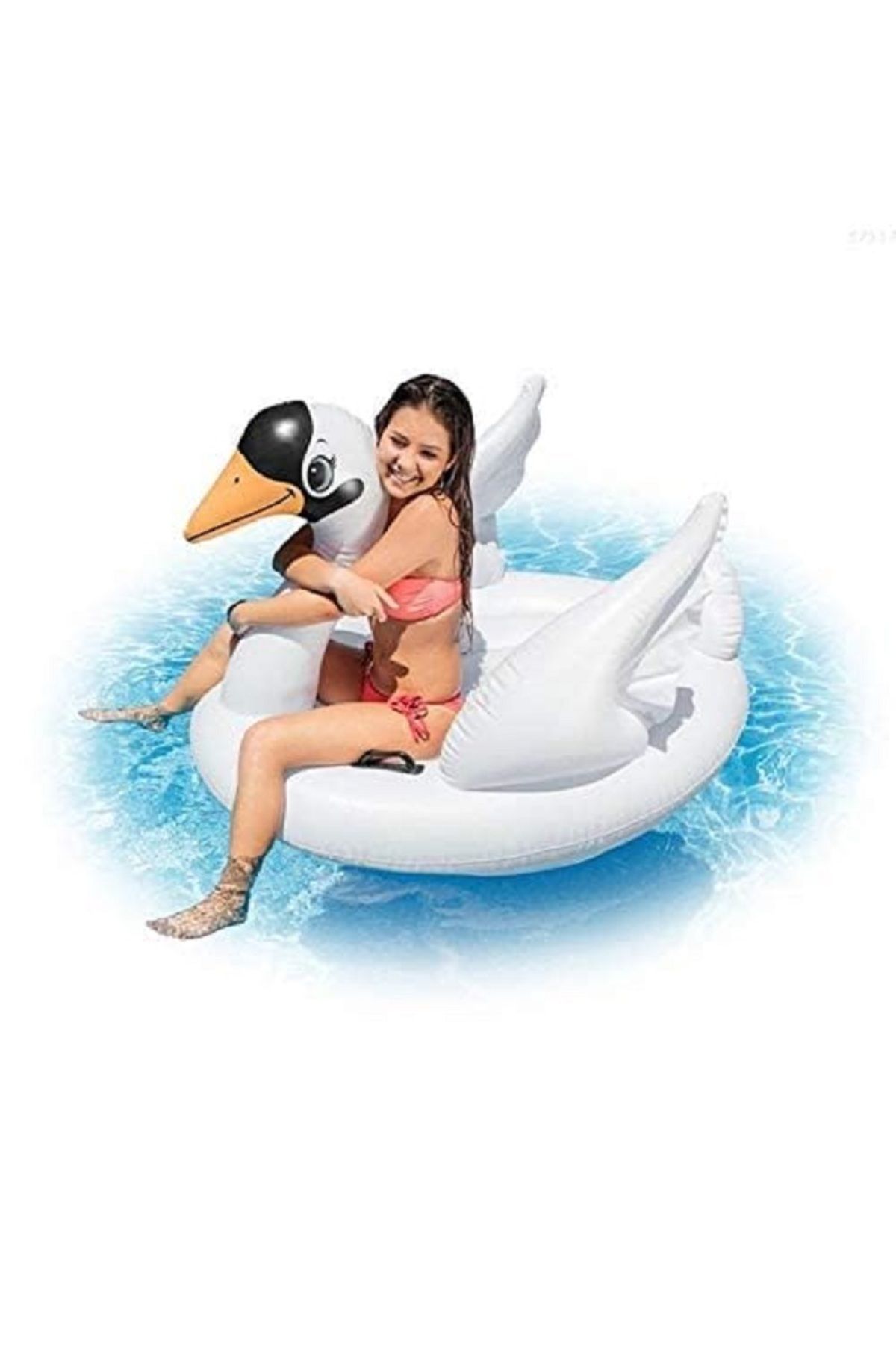 Intex-Swan Ride-On Inflatable Pool Float 2.87m x 1.93m x 1.65m 4