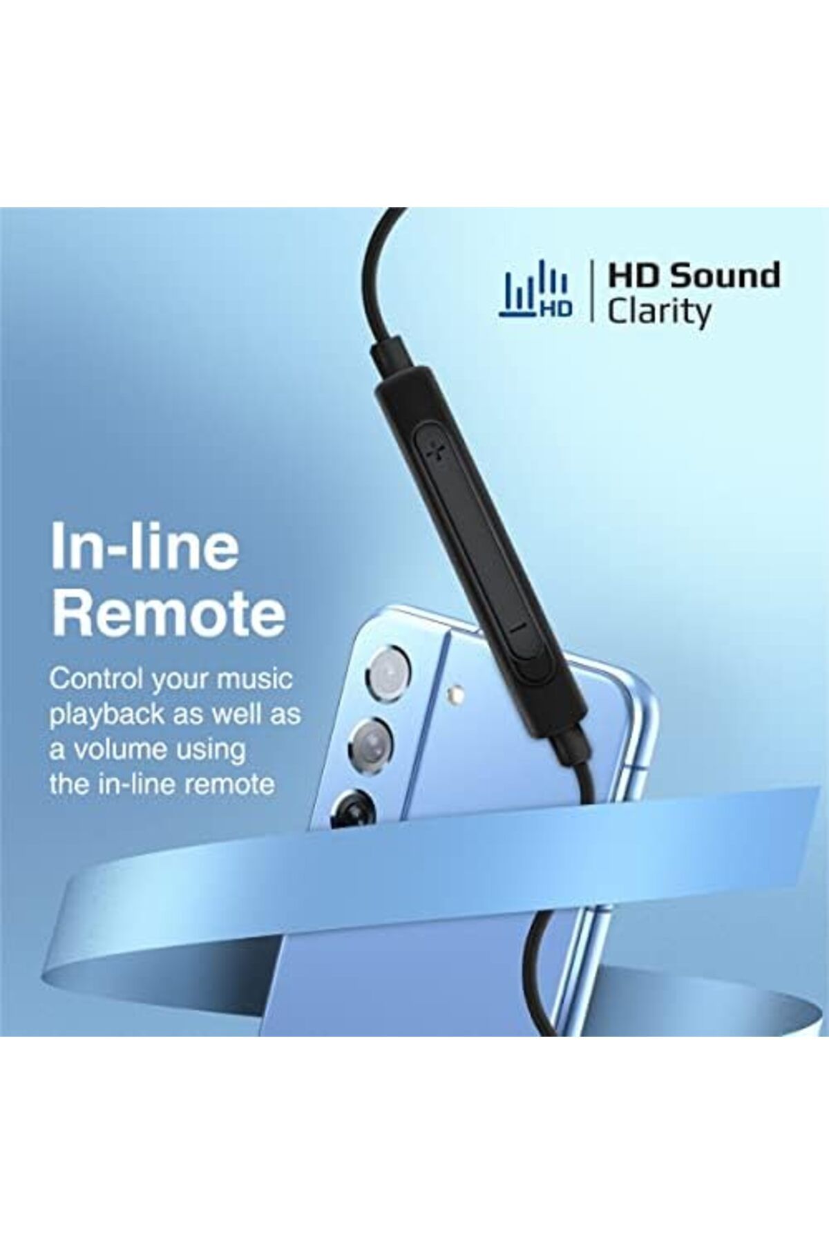 Promate-Promate USB-C Mono Earphone, Stereo Noise-Isolation Single-Ear Earbud with Built-In Microphone, Long 4