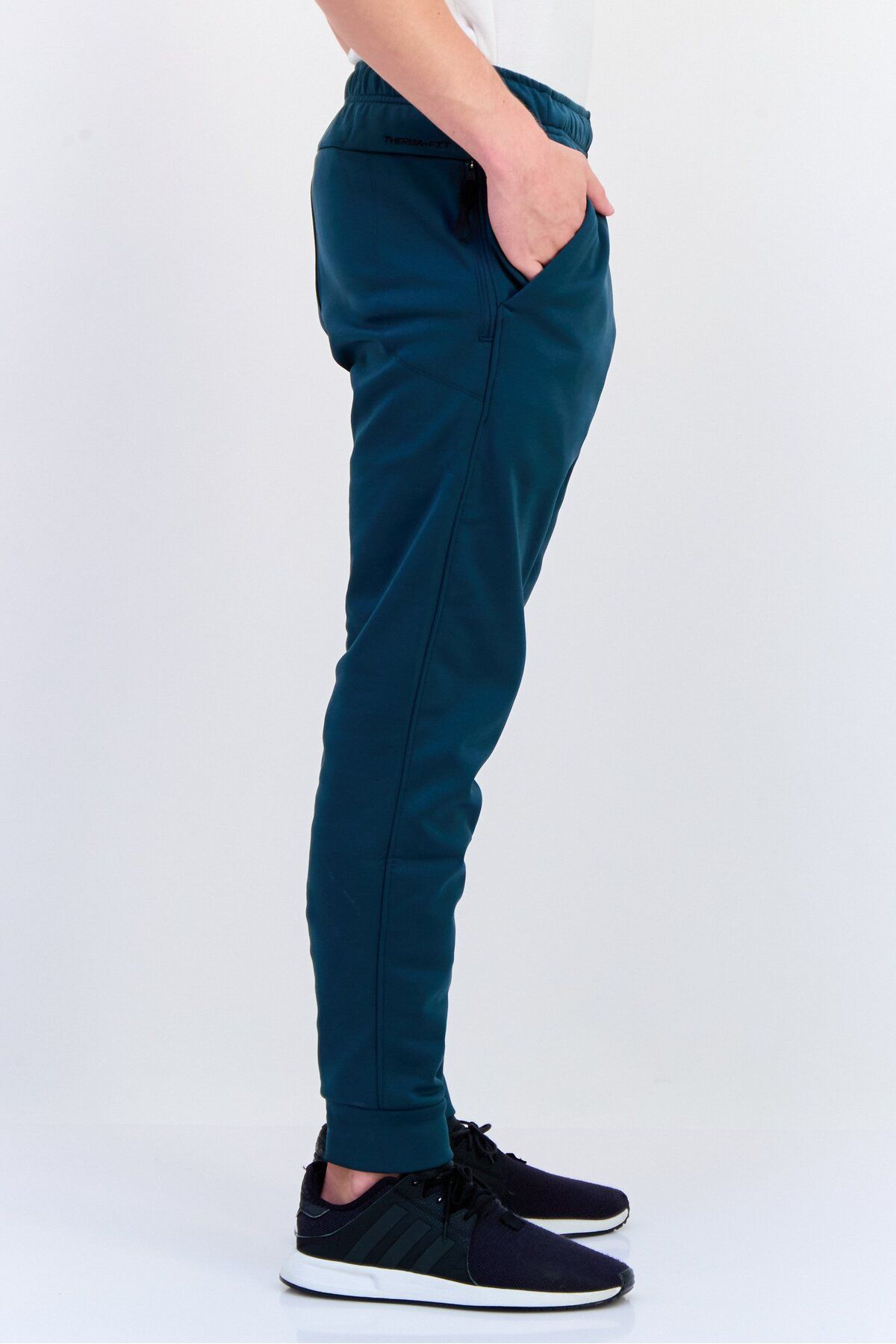 Nike-Men Standard Fit Training Sweatpants, Teal Green 2