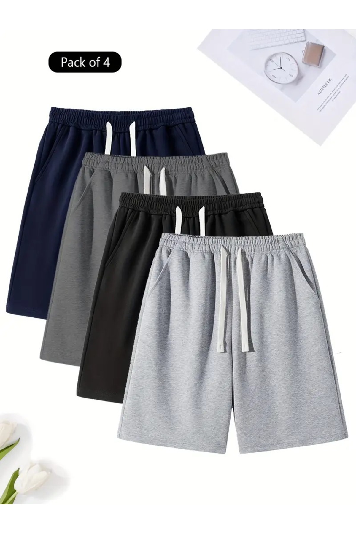 DAXİS Sportwear Company  ERKEK Rahat Kesim Penye Şort