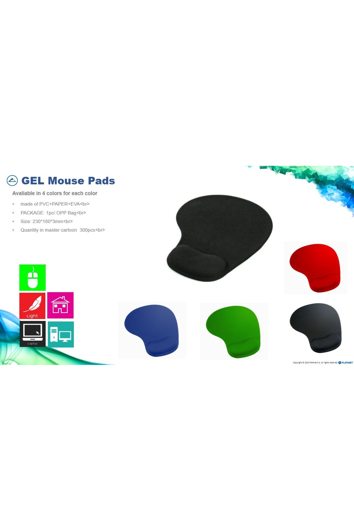 Omega-Mouse pad, Omega, 26 x 22 x 0,3 cm, Verde 4