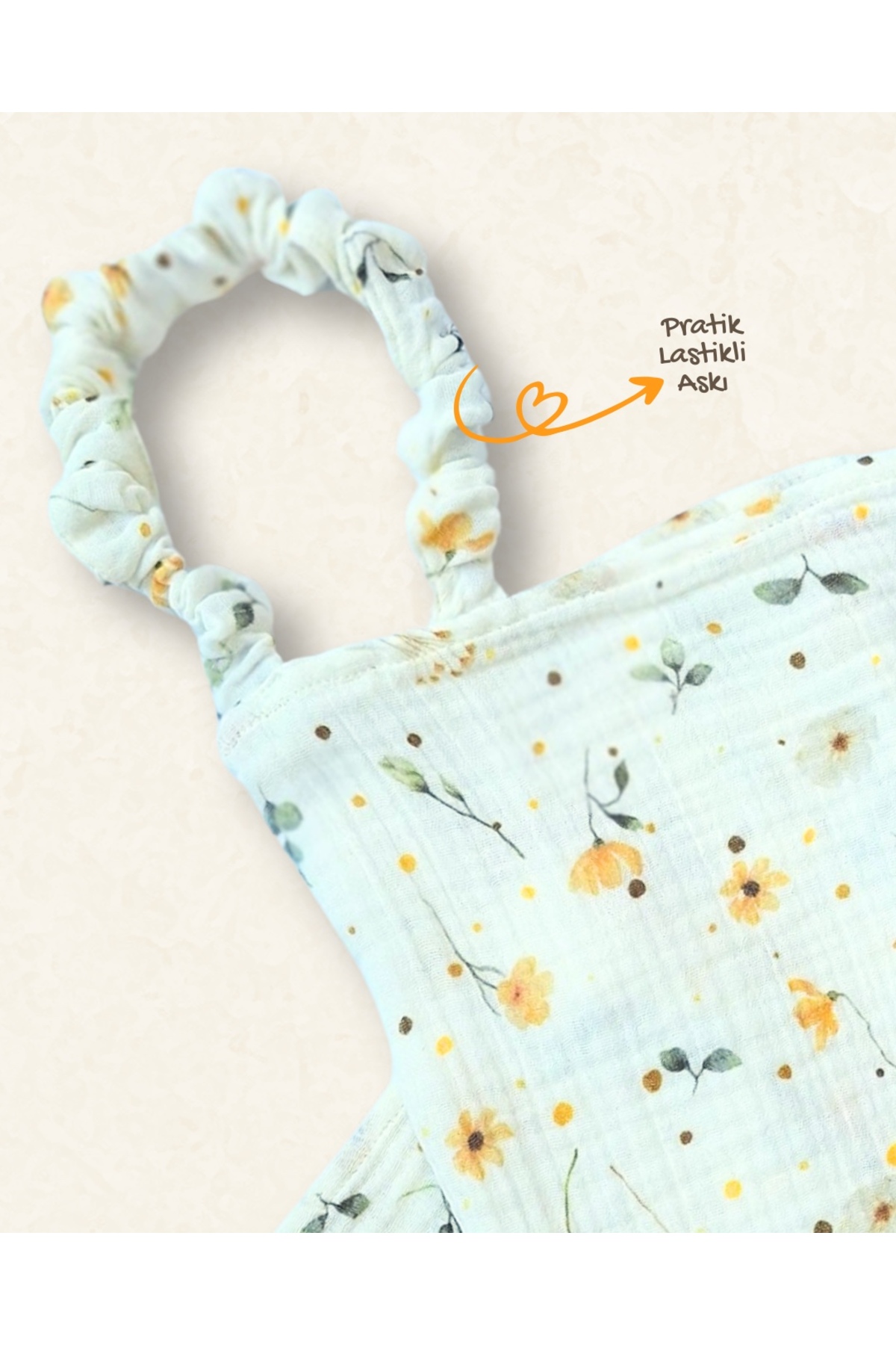 Momfey Organics Daisy Dream Beslenme Mini Set Emzirme Örtüsü Önlük Ağız Bezi fotoğrafı 4 (önizleme)