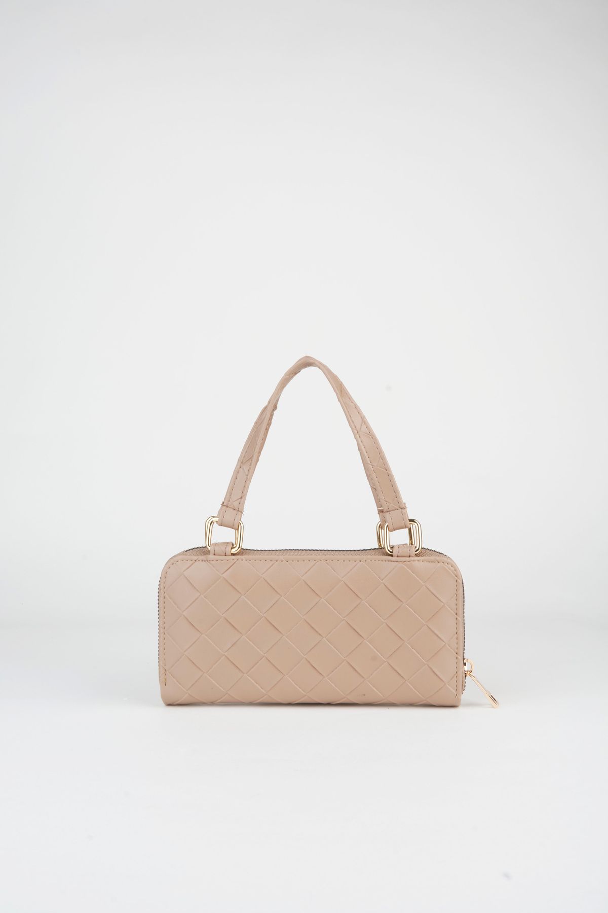 Vivaq-Women's Mink Fish Scale Patterned Removable Strap Zipper Closure Wallet and Shoulder Bag 2