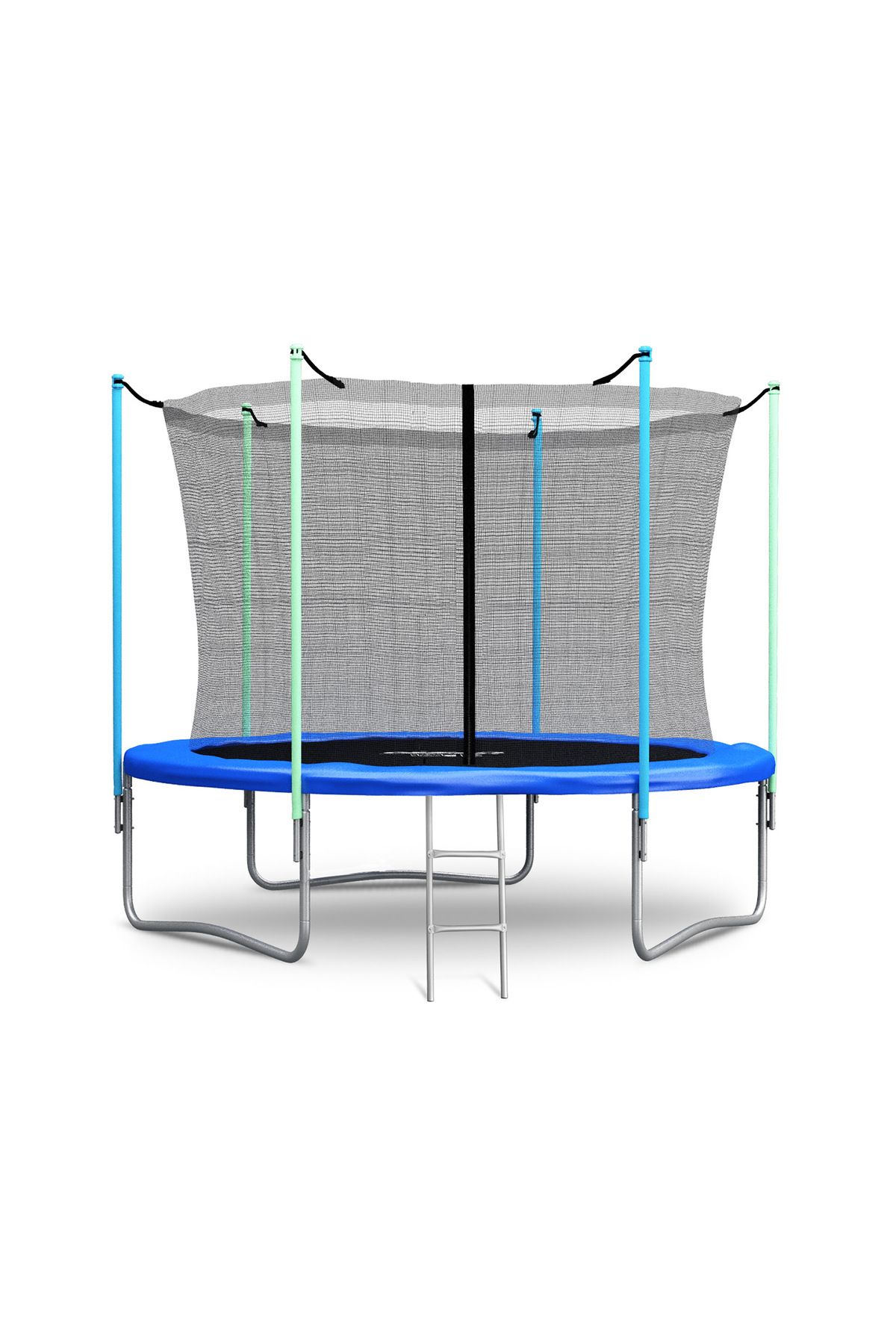 İSP-Trampoline 305 CM "ISP LikeSmart" Steel, with Protective Net, Access Ladder, Supports up to 1 7
