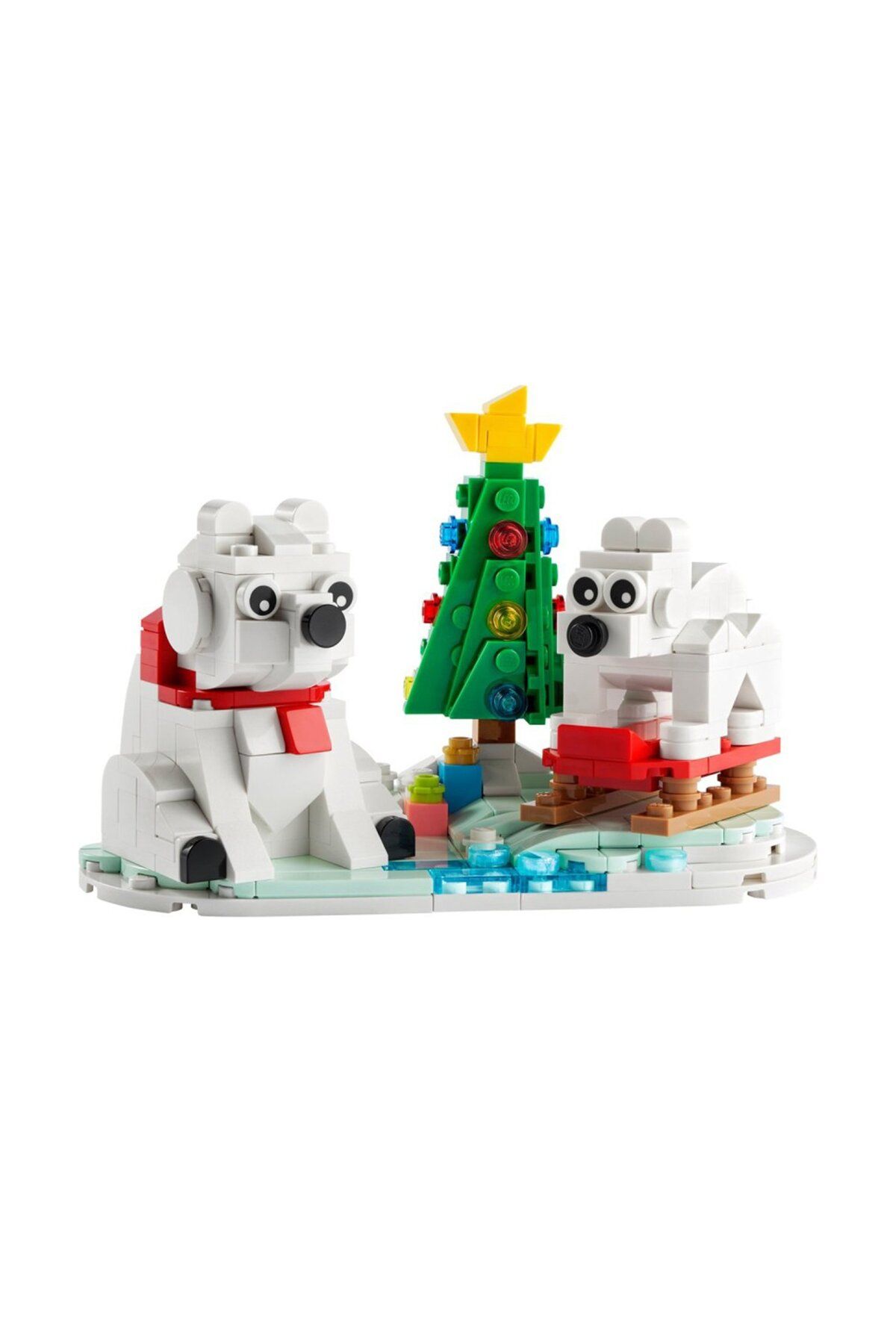 LEGO-LEGO Wintertime Polar Bears With Christmas Tree 40571 Play Set 4