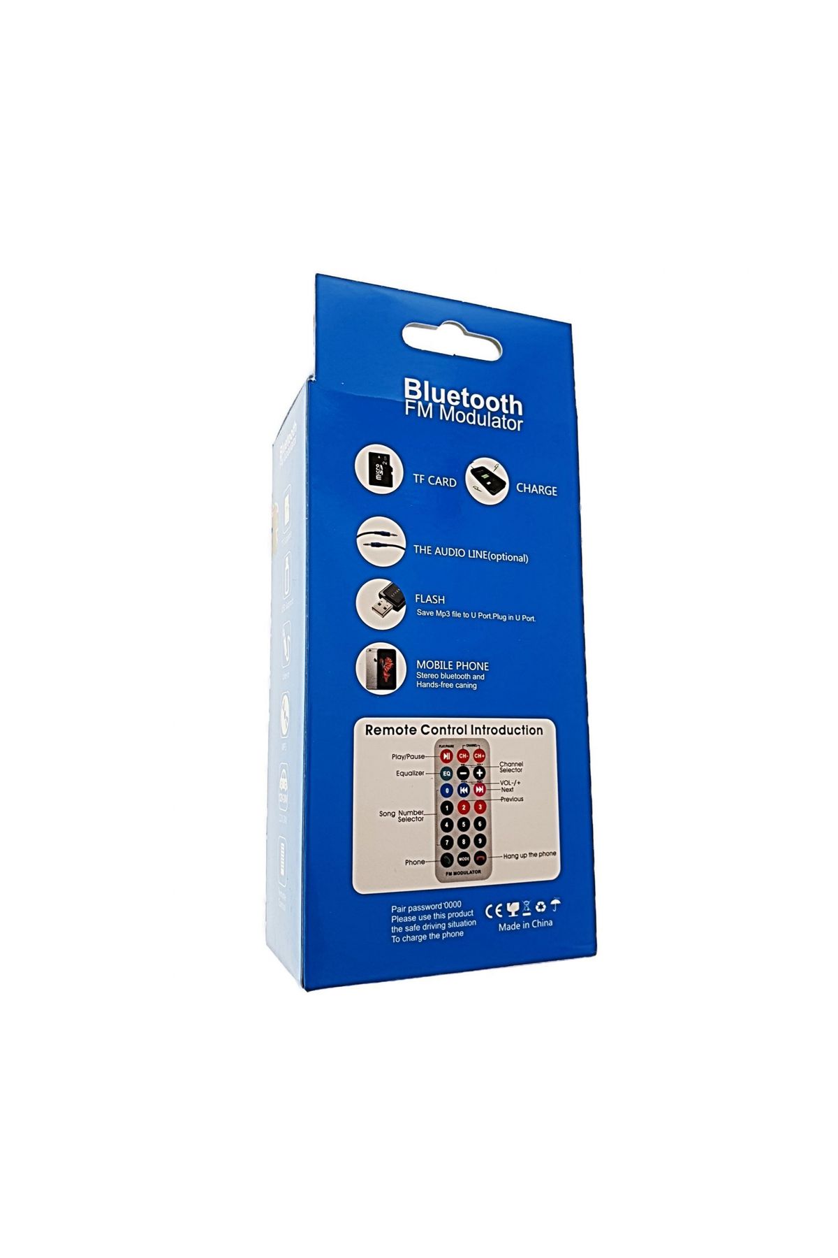 OEM-FM Transmitter with Bluetooth, USB and microSD player, with USB charging 5