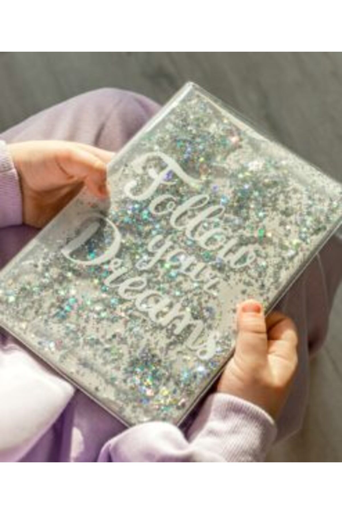 Gadget Master-Notebook A5 Follow Your Dreams Silver Sequins 6
