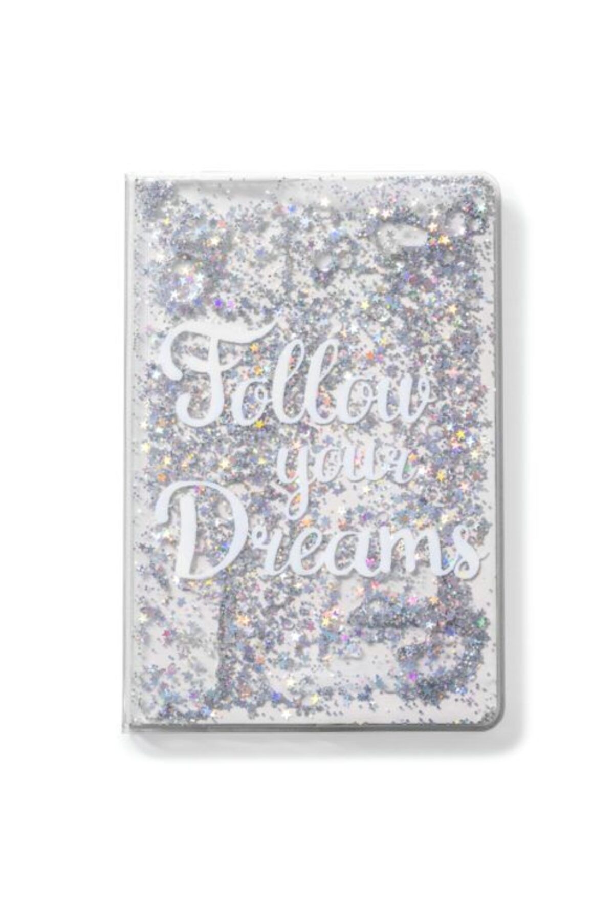 Gadget Master-Notebook A5 Follow Your Dreams Silver Sequins 3