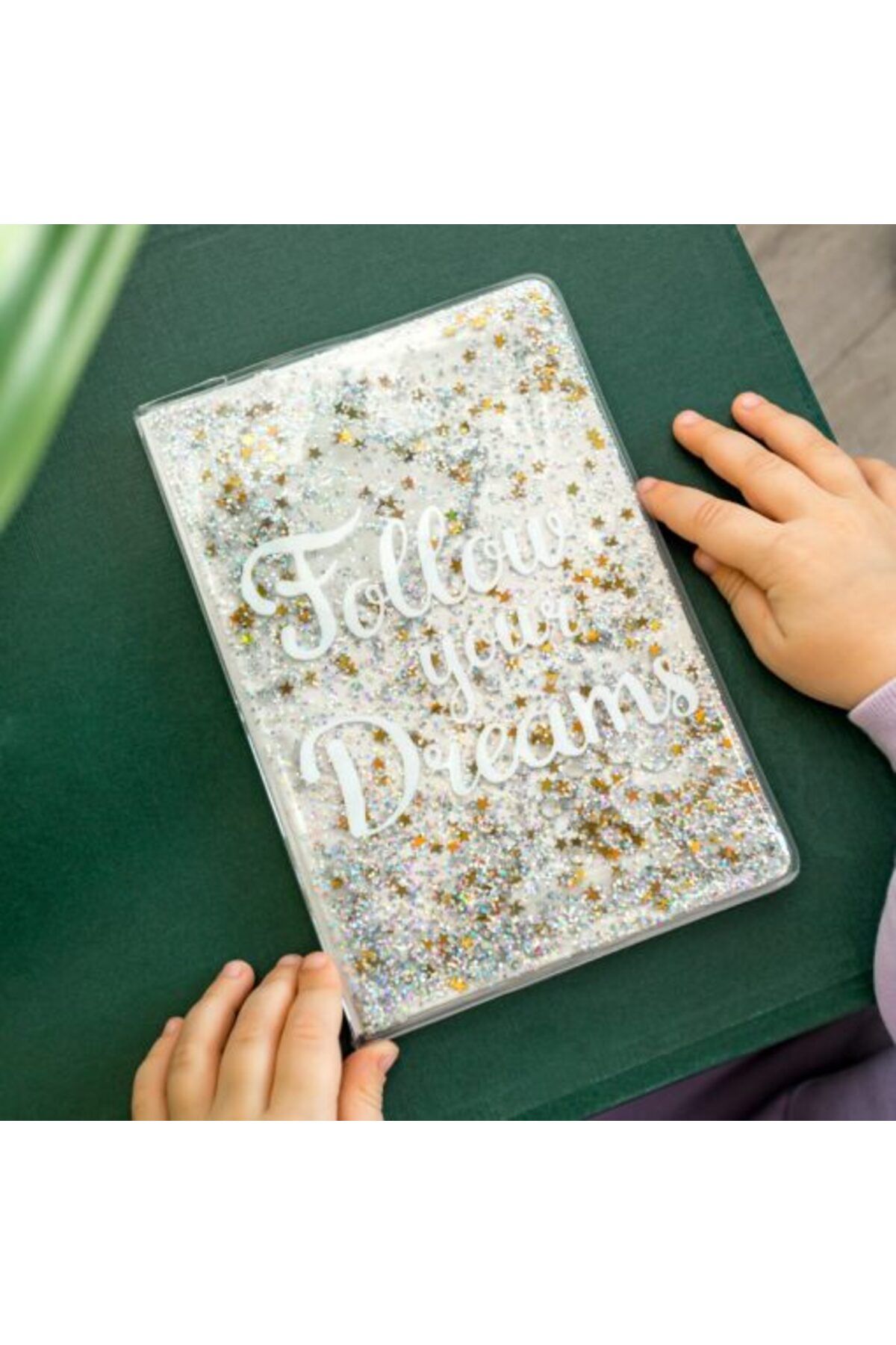 Gadget Master-A5 Notebook Follow Your Dreams with Golden Sequins 3