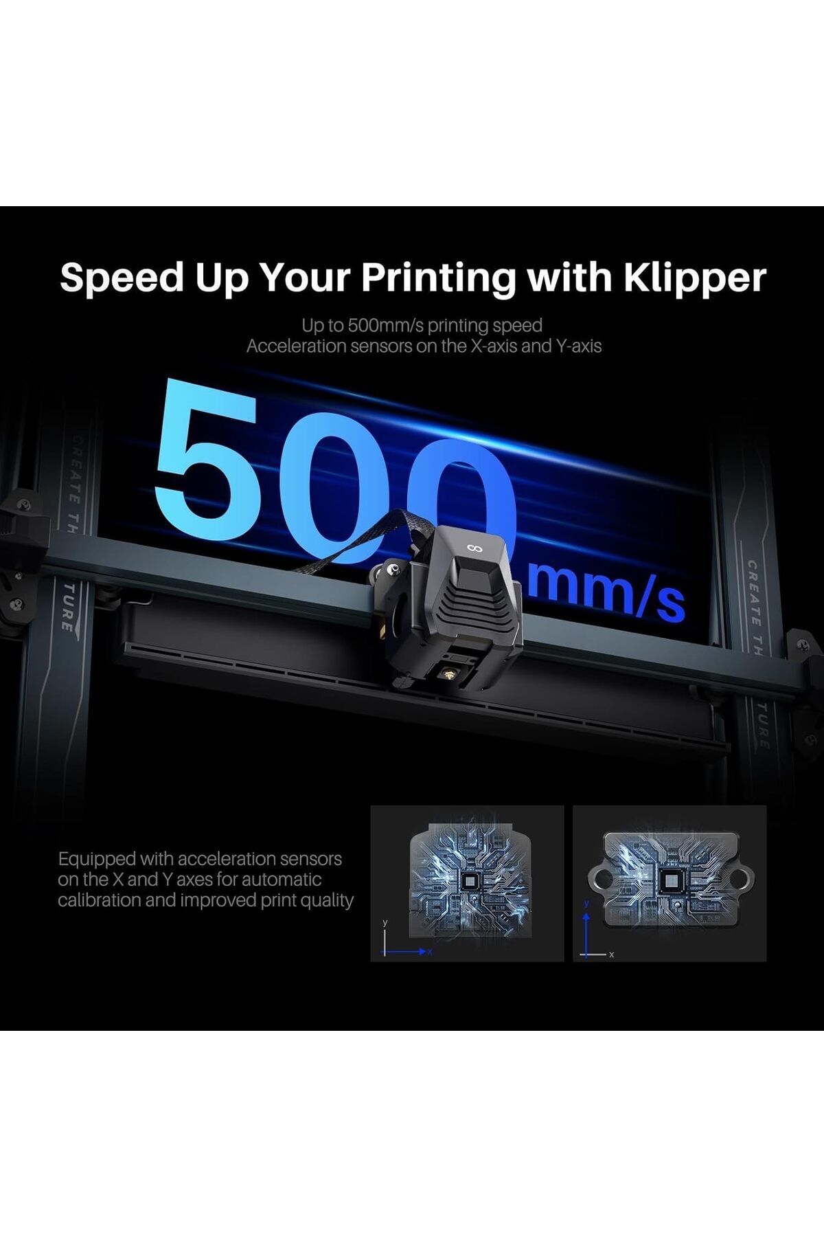 ELEGOO-Neptune 4 Plus FDM 3D Printer with Up to 500mm/s Printing Speed, 300°C High-temp Nozzle, Dua 7