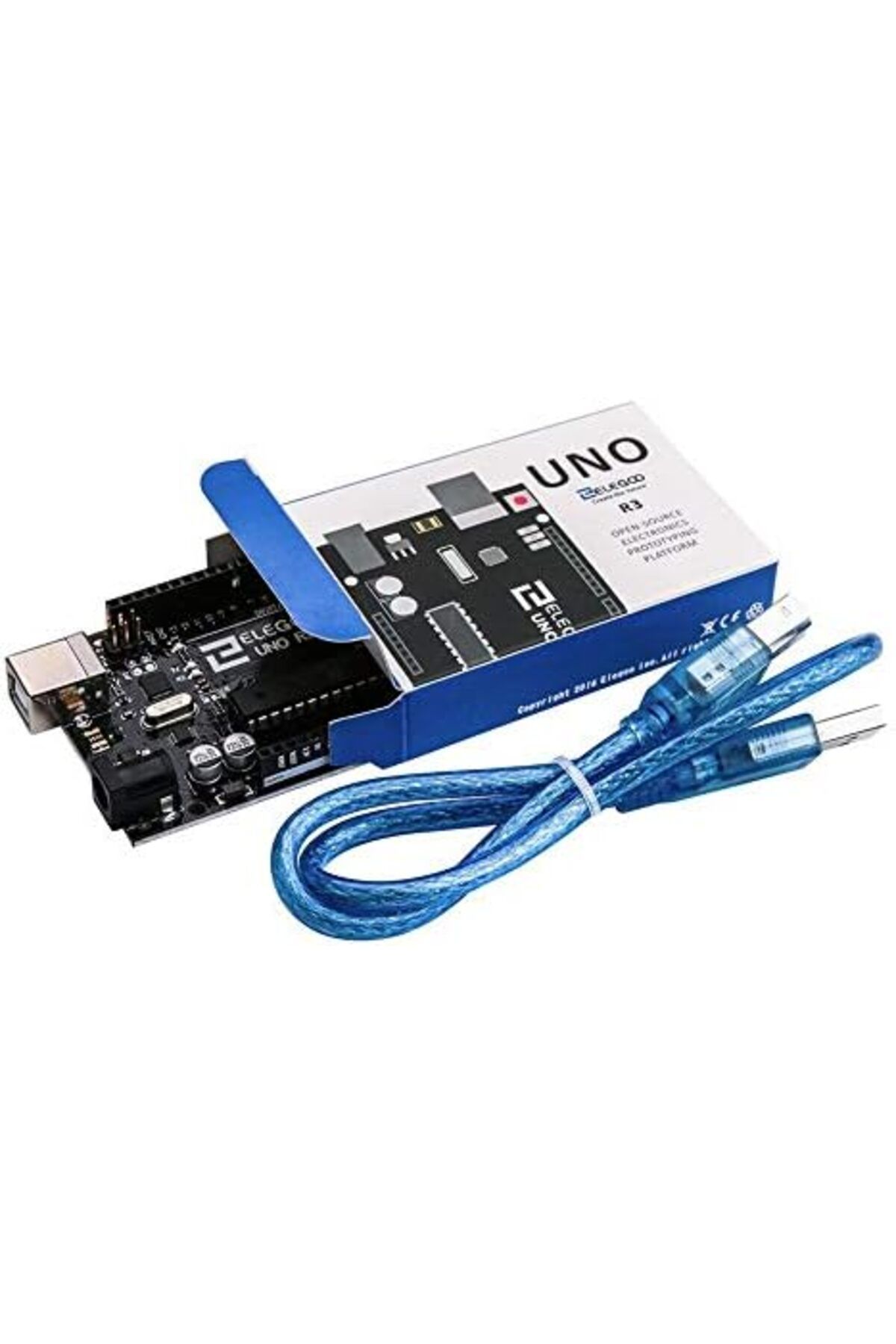 ELEGOO-UNO R3 Board ATmega328P with USB Cable (Arduino-Compatible) for Arduino 5