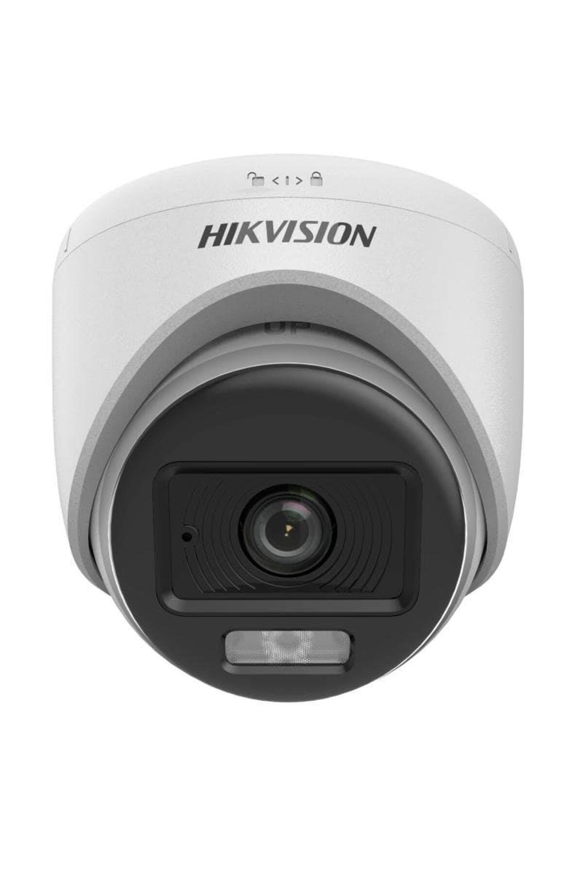 Hikvision DS-2CE70KF0T-LPFS Dome 5 MP 2.8mm Lens Gece Görüşlü Analog Güvenlik Kamerası