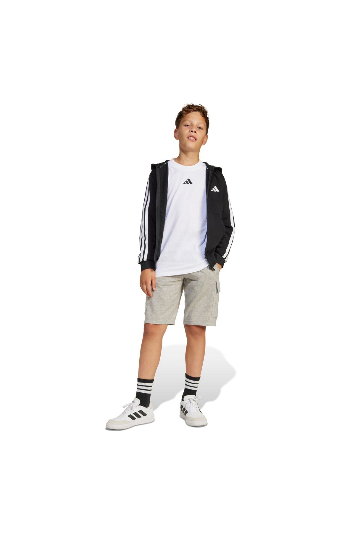 سویشرت پسرانه مشکی adidas | JD6494 اورجینال - تصویر 5