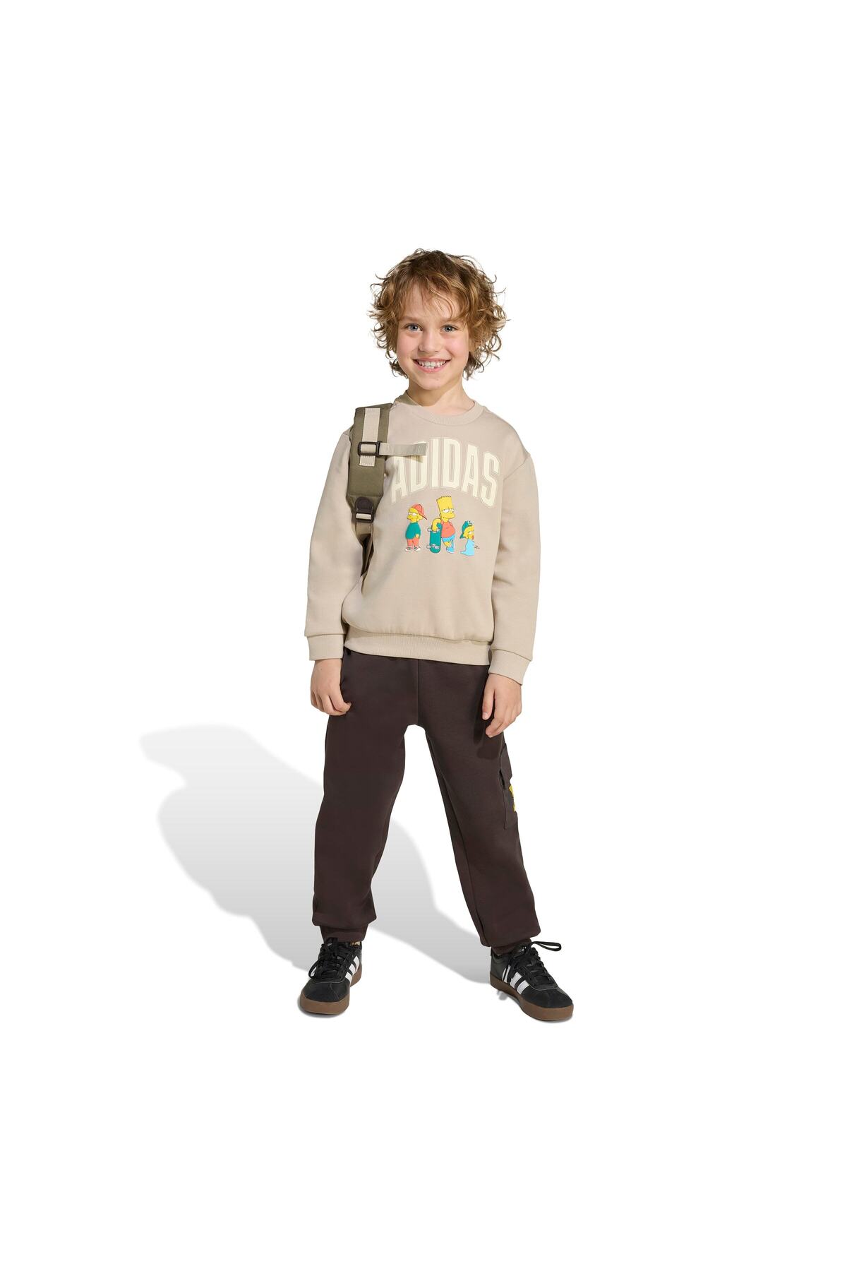 شلوار گرمکن پسرانه بژ آدیداسadidas | JL9197 اورجینال - تصویر 9