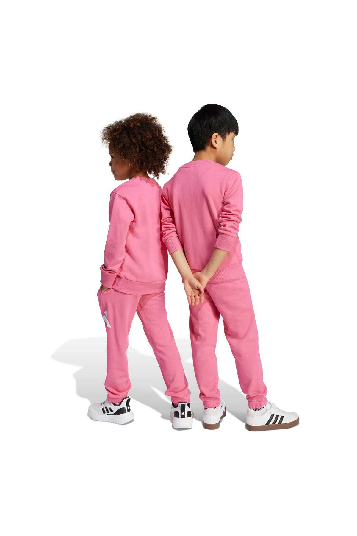 شلوار گرمکن پسرانه صورتی آدیداسadidas | JC9729 اورجینال - تصویر 9