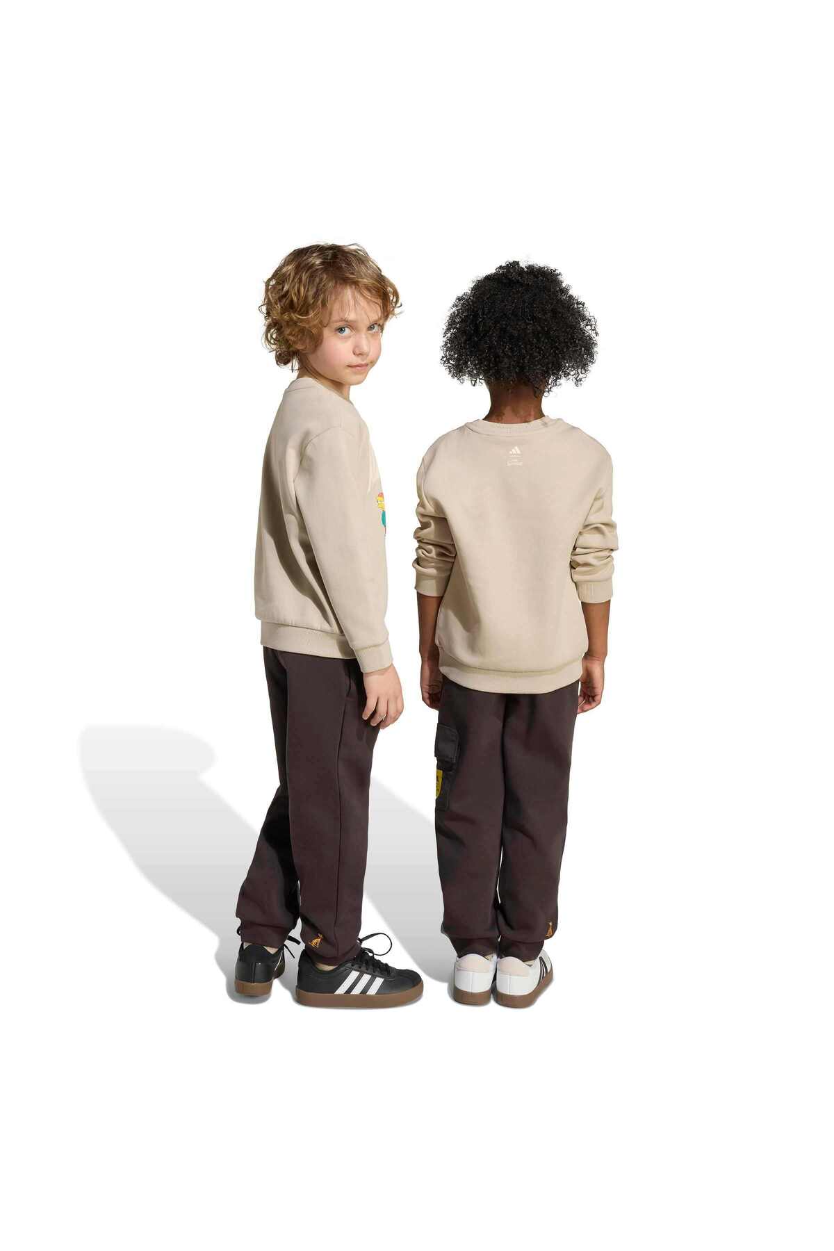 شلوار گرمکن پسرانه بژ آدیداسadidas | JL9197 اورجینال - تصویر 12