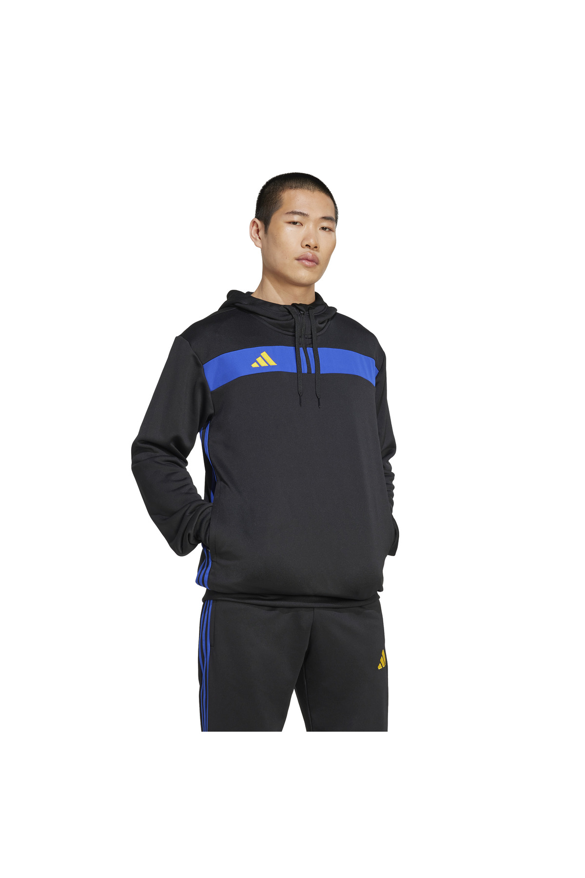 سویشرت مردانه مشکی آدیداس | JX2229 اورجینال - تصویر 4