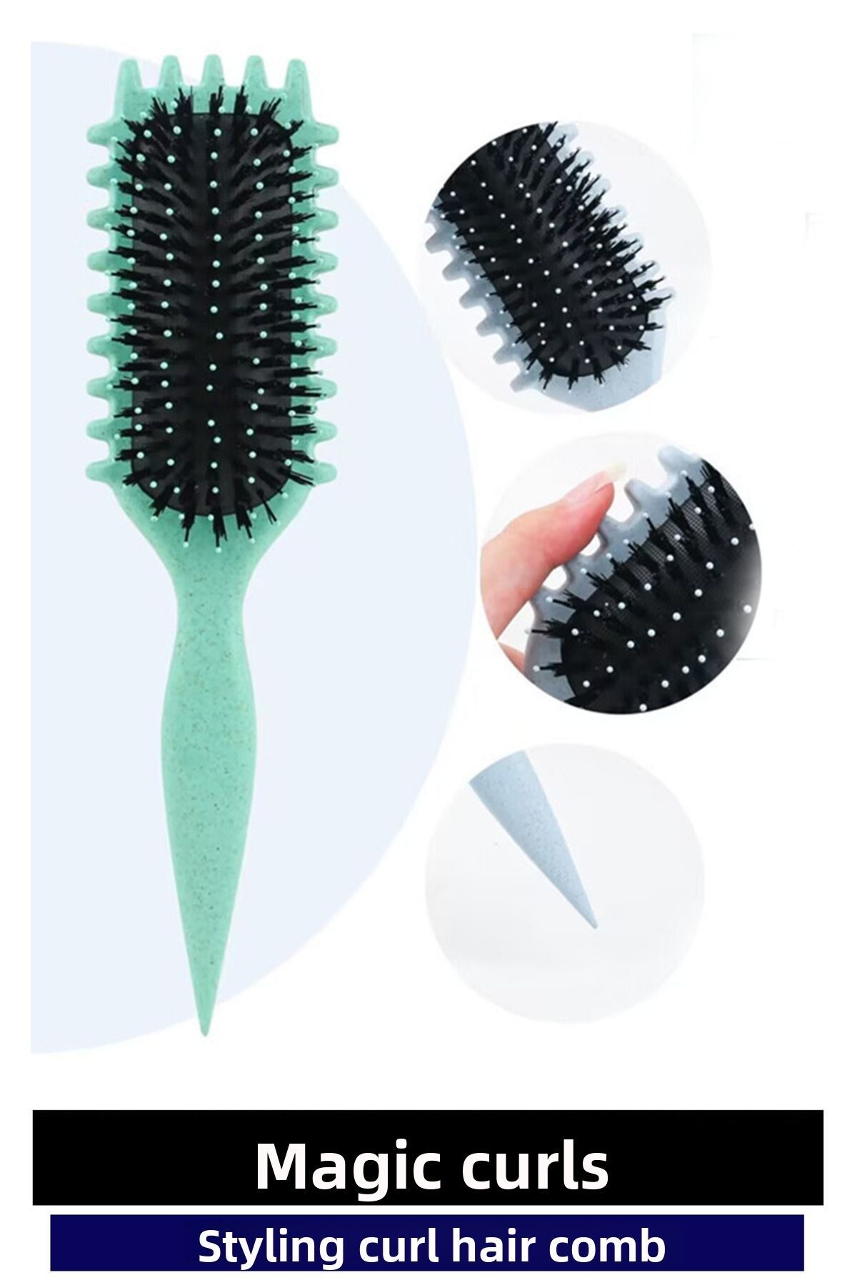 Nehir-Magic Curl Comb - Curl Defining Comb- Curly Hair Brush- Perfect Curls 7