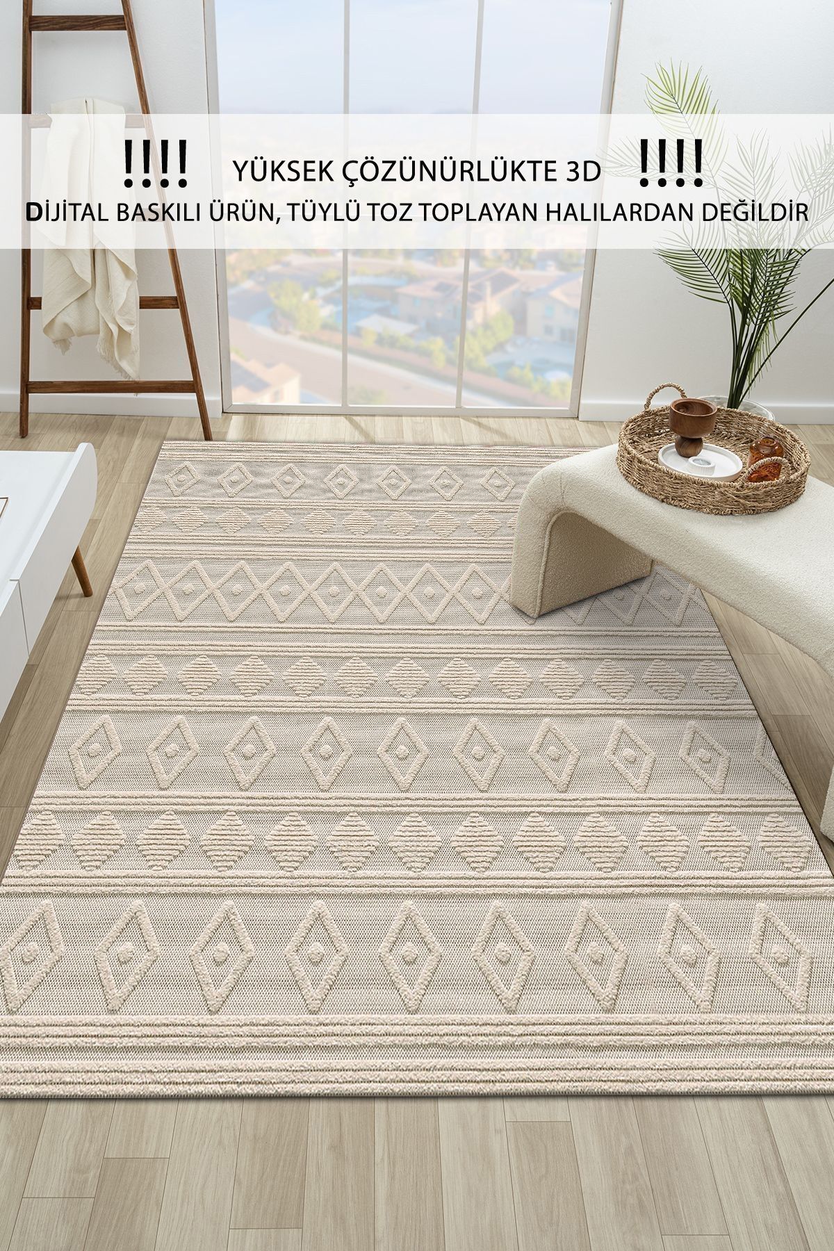 G&C HOME DİJİTAL BASKILI Kaymaz Taban Yıkanabilir Modern Mutfak Halısı Salon Halısı Yolluk