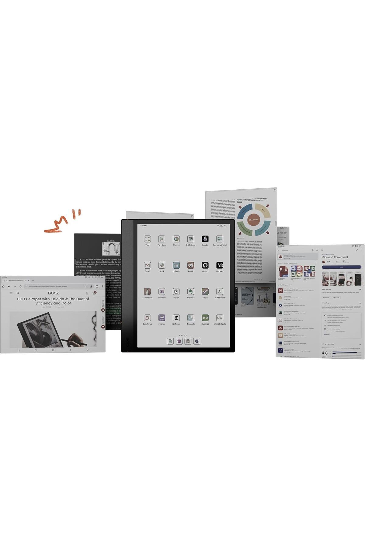 BOOX-Note Air4 C Color E-ink Reader – 10.3", Pen Included 7