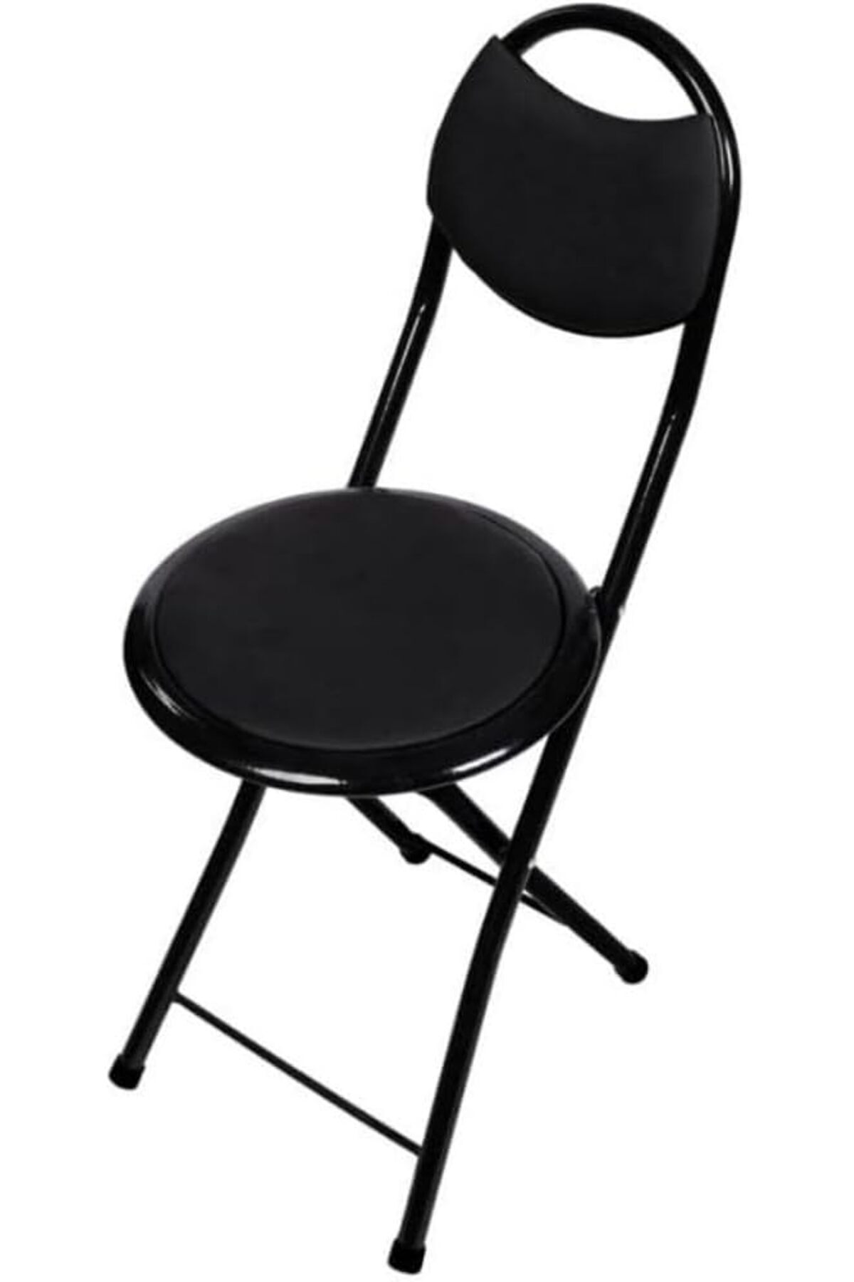 كرسي صلاة قابل للطي ، سهل الاستخدام والتحريك، لون أسود