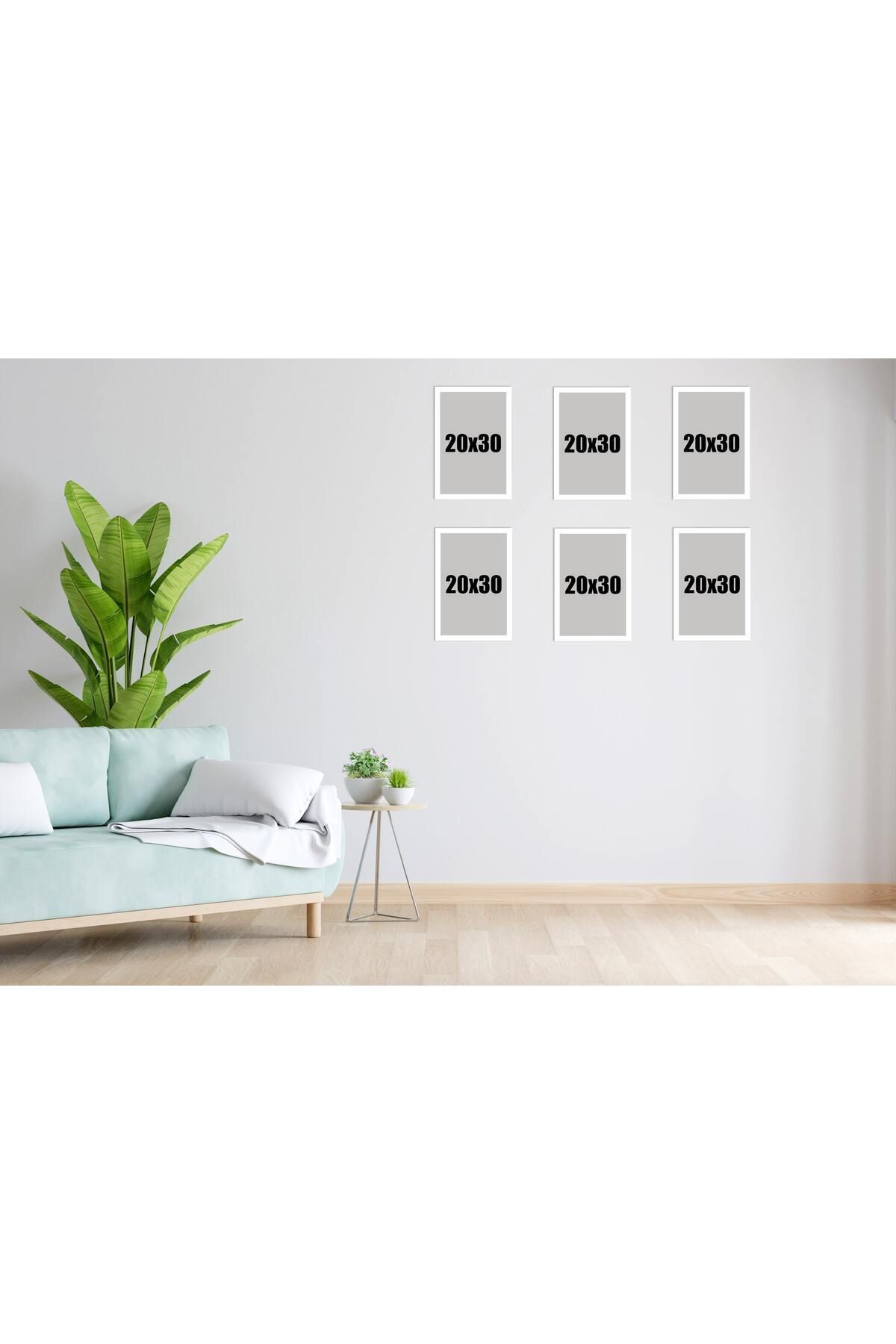 Yoko Home 20x30 Beyaz Çerçeve Seti – 1’li / 2’li / 3’lü / 6’lı / 9’lu Boş Duvar Çerçevesi