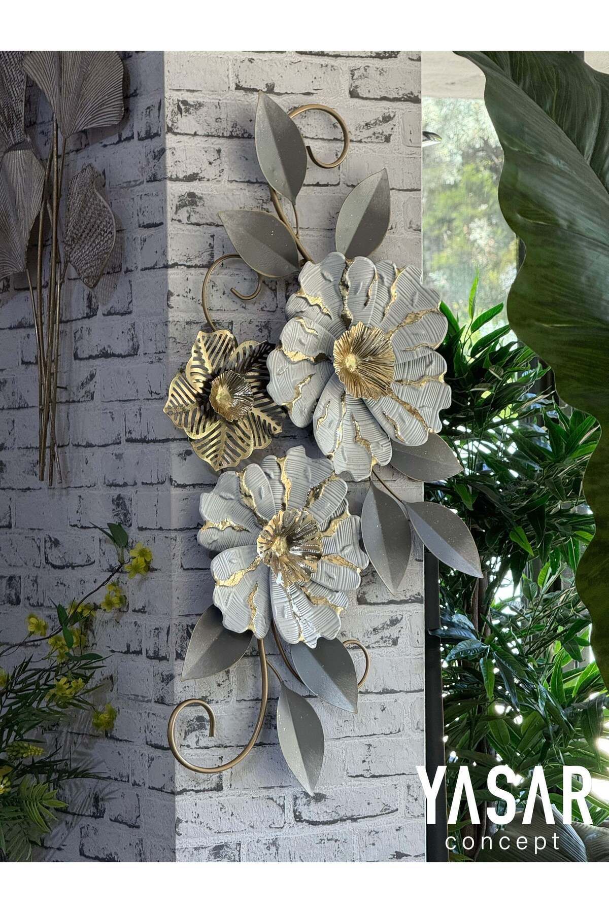 YASAR CONCEPT Rosveria Metal Duvar Panosu 50x90 Cm