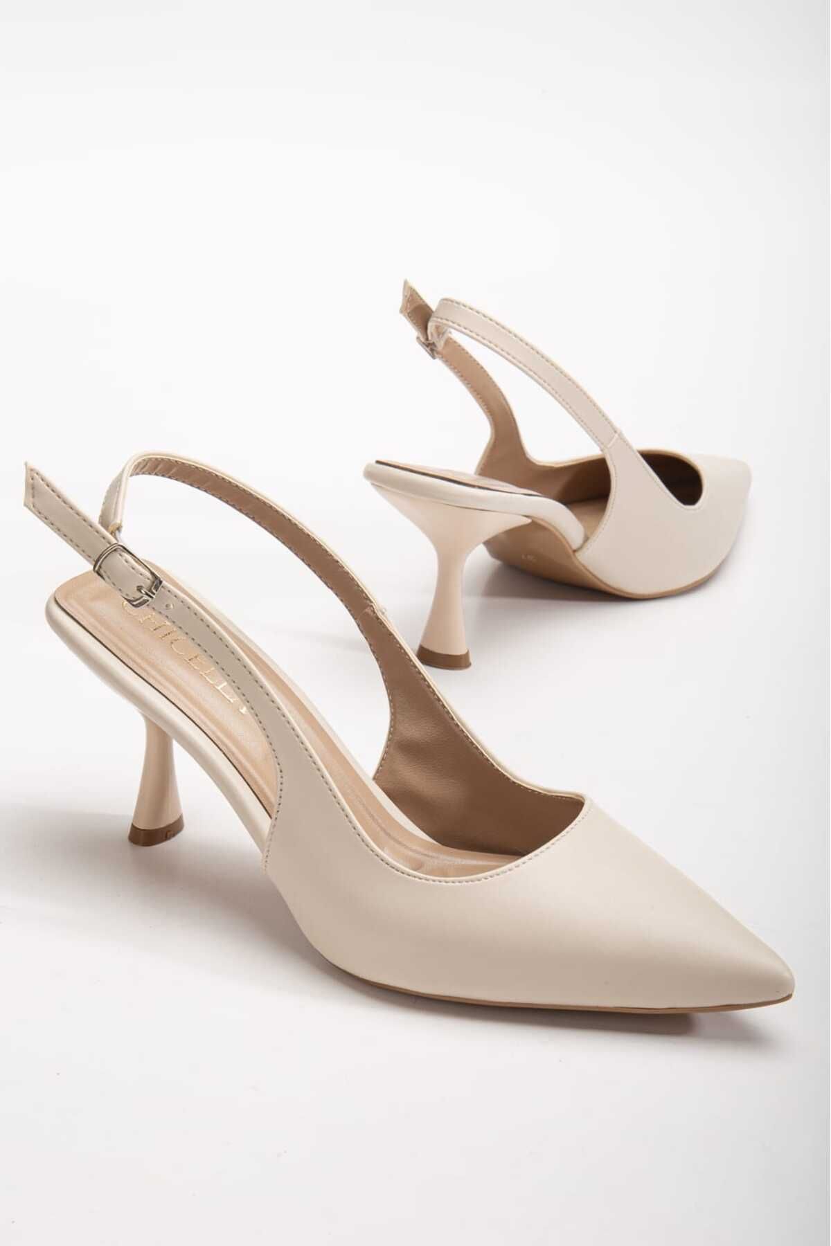 CHİCELLA Mibu İnce Topuklu Slingback Stiletto Kadın Topuklu Ayakkabı