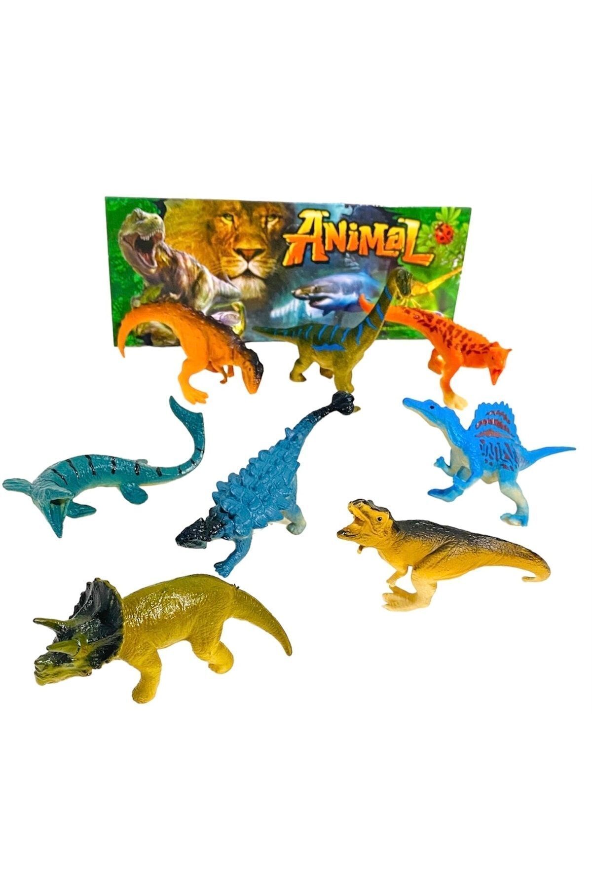 tmtoysandmore Dinazor Hayvan Seti 8 Model Birlikte Et Malzeme