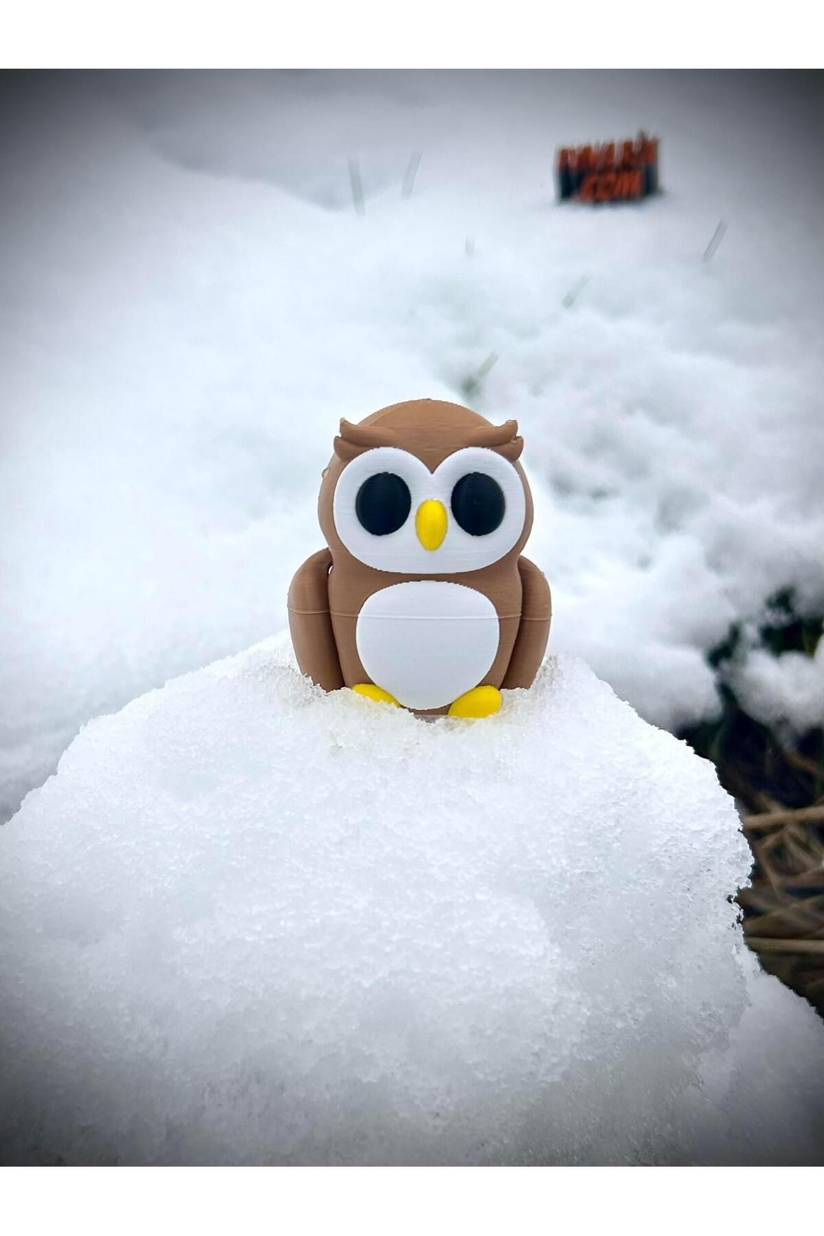 pynarix Baykuş - Ormanın Bilge Gözcüsü!🌳🌙🦉 3d Hareketli Organik Oyuncak - Model Orta Boy