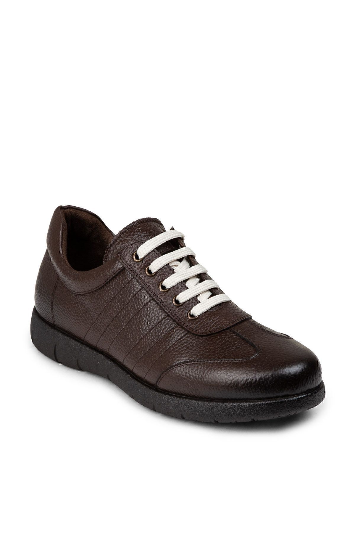 Deery-Men's Casual Shoes - Genuine Leather, Brown 6