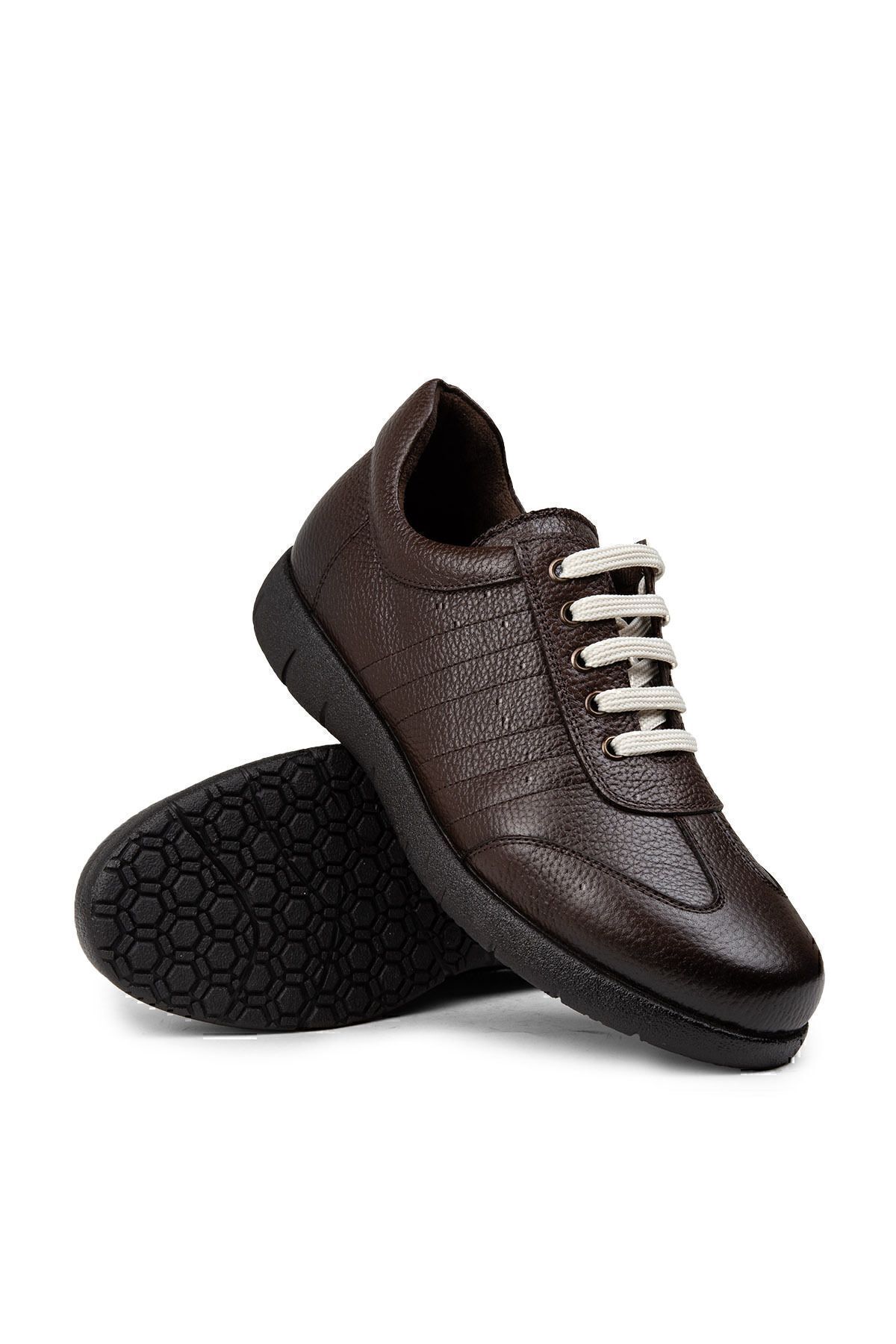 Deery-Men's Casual Shoes - Genuine Leather, Brown 3