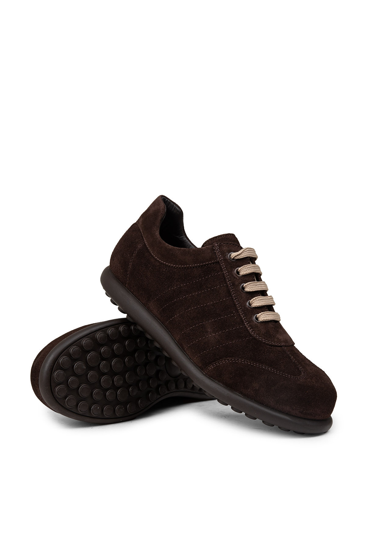 Deery-Men's Genuine Suede Brown Casual Shoes 3